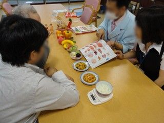 栄養指導の様子