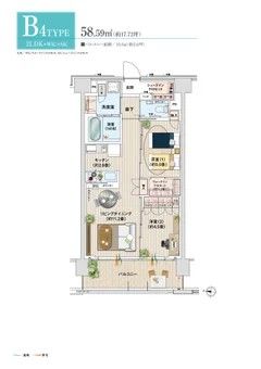 居室の間取り図