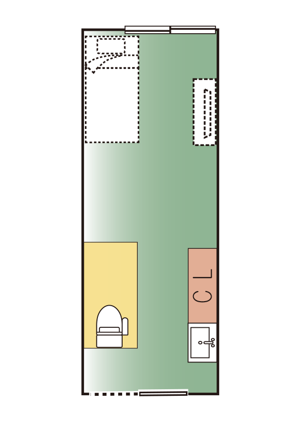 居室の間取り図