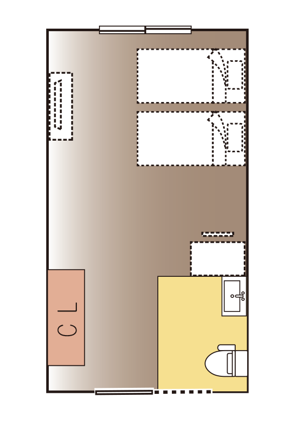 居室の間取り図