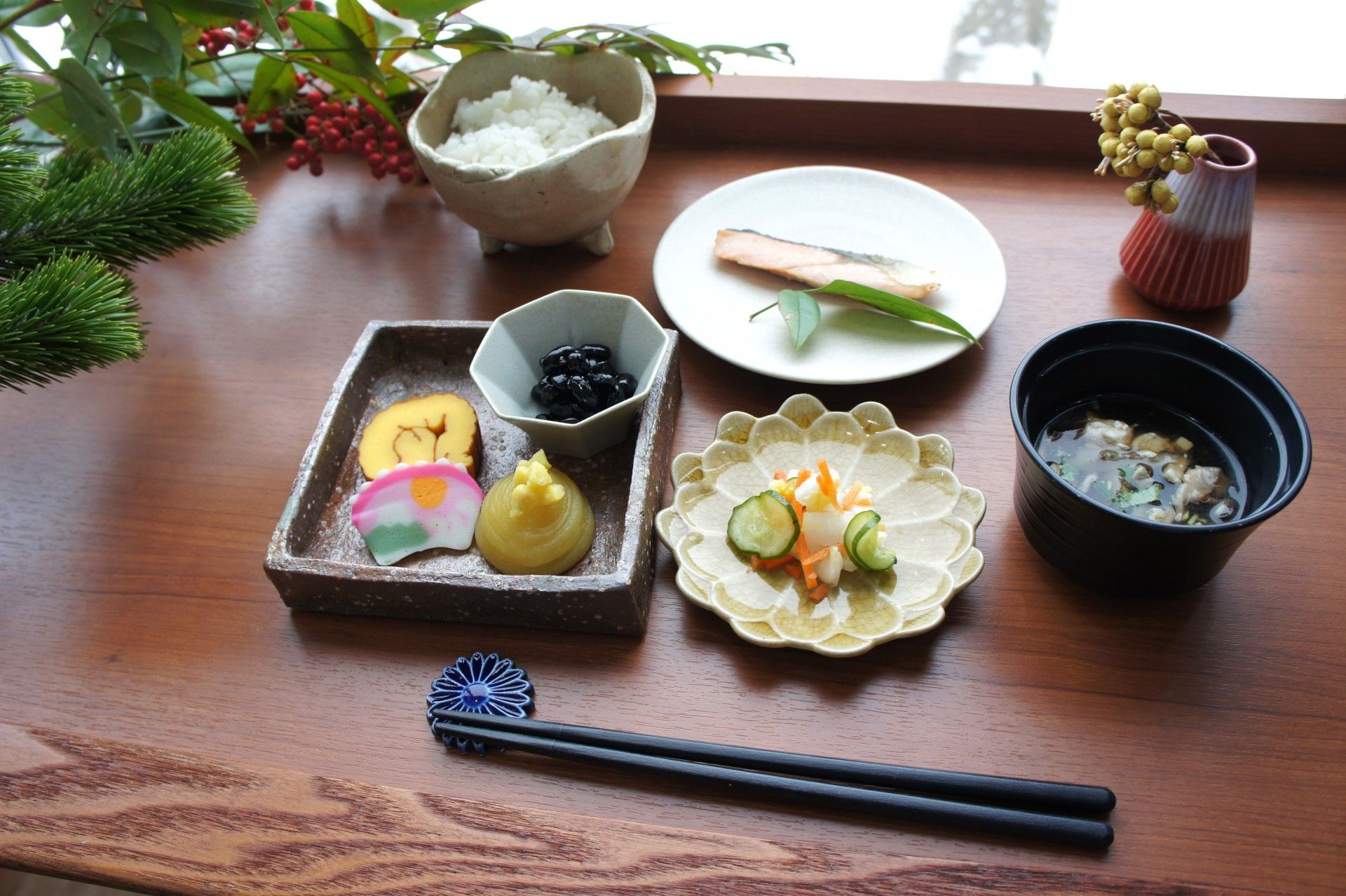 和食の食事セット
