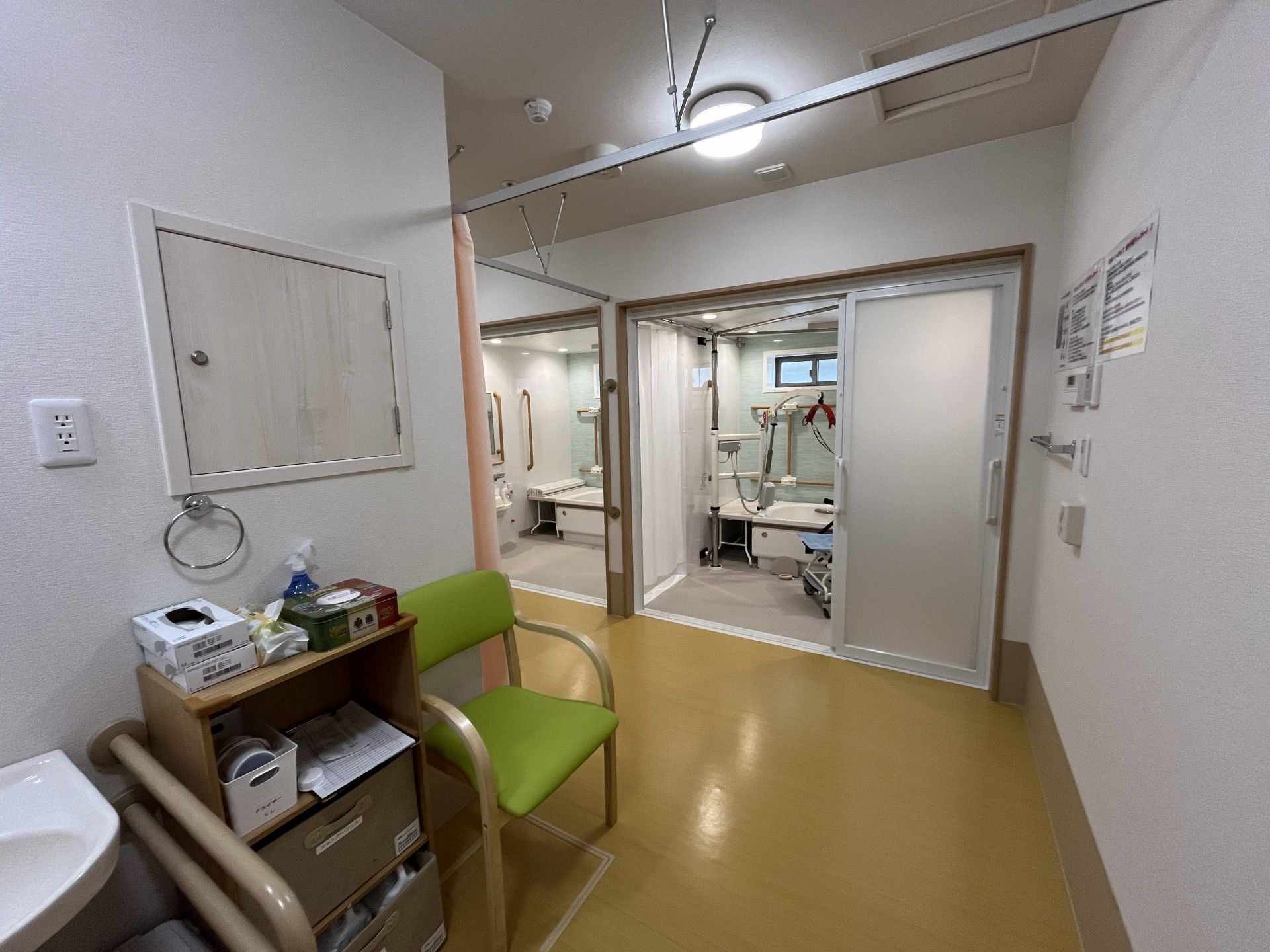 清潔な居室の一角