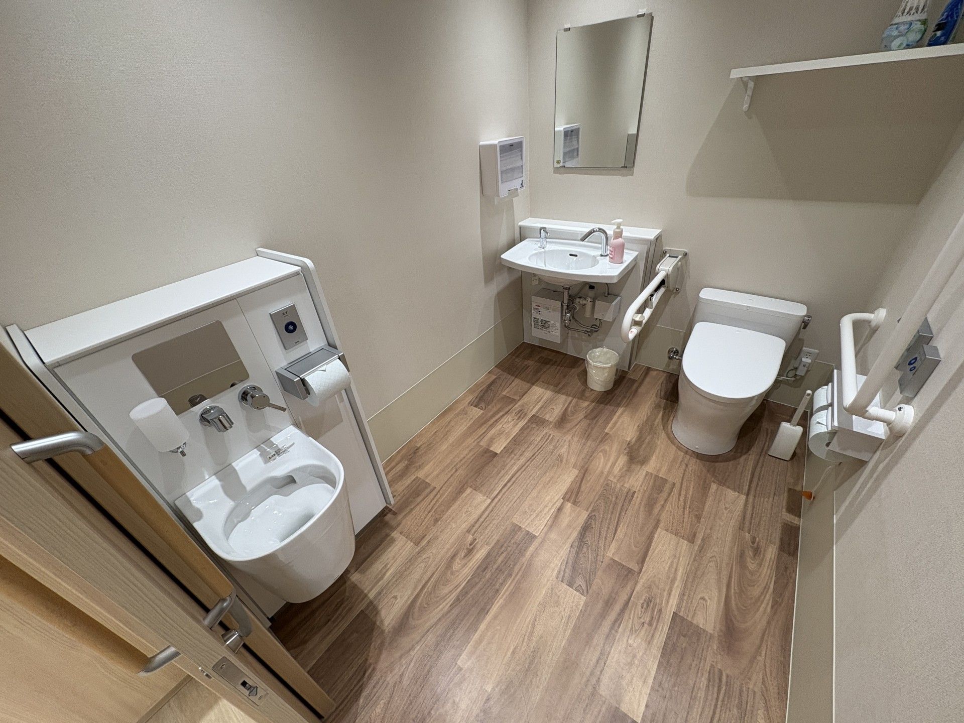 使いやすいトイレ設備