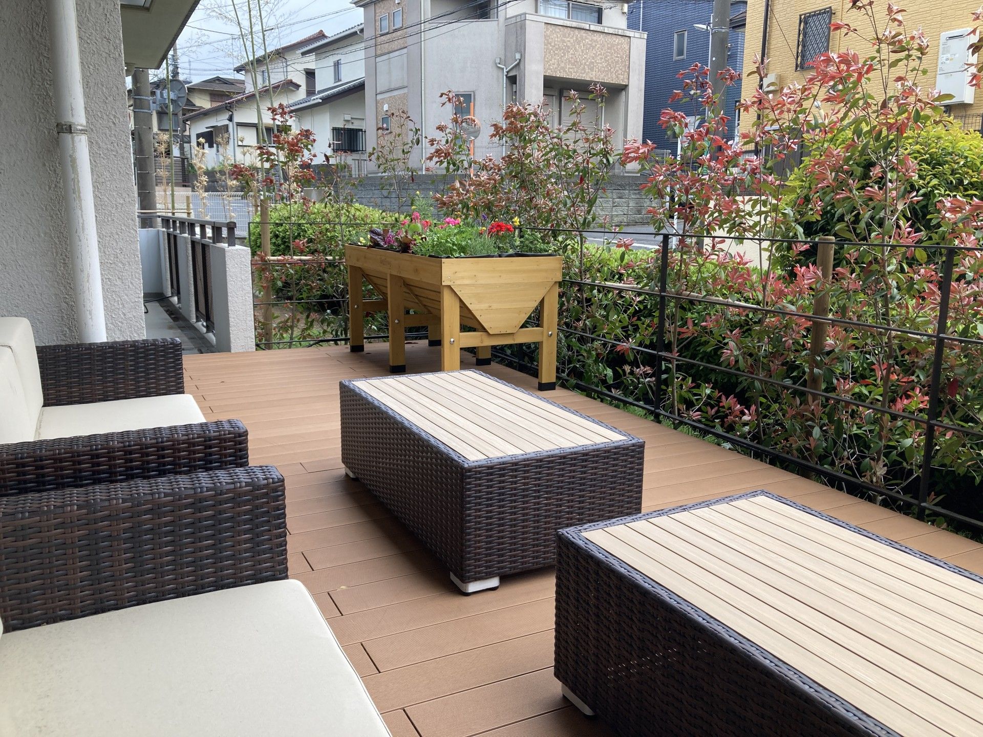 くつろぎのテラス
