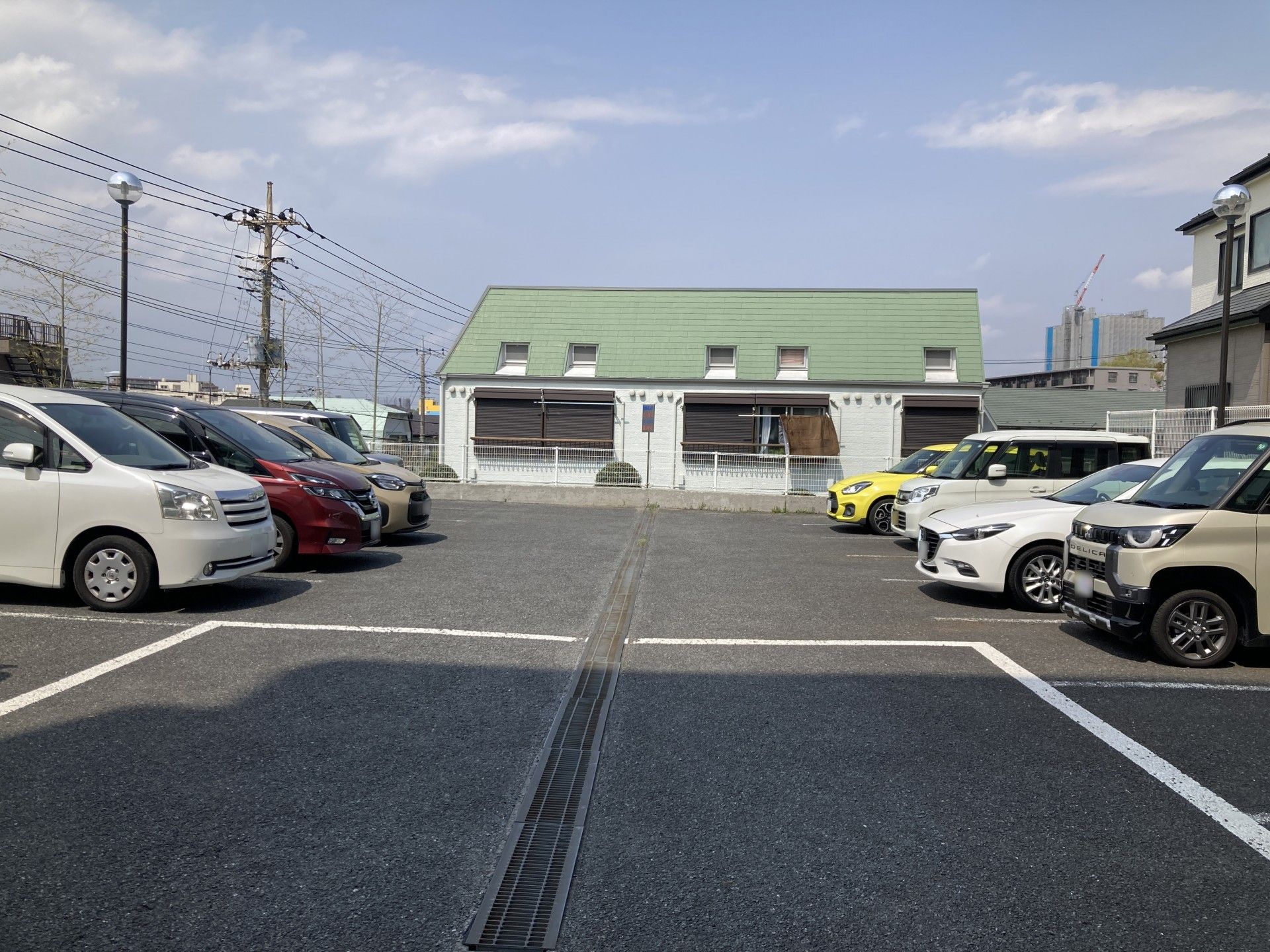 広い駐車スペース