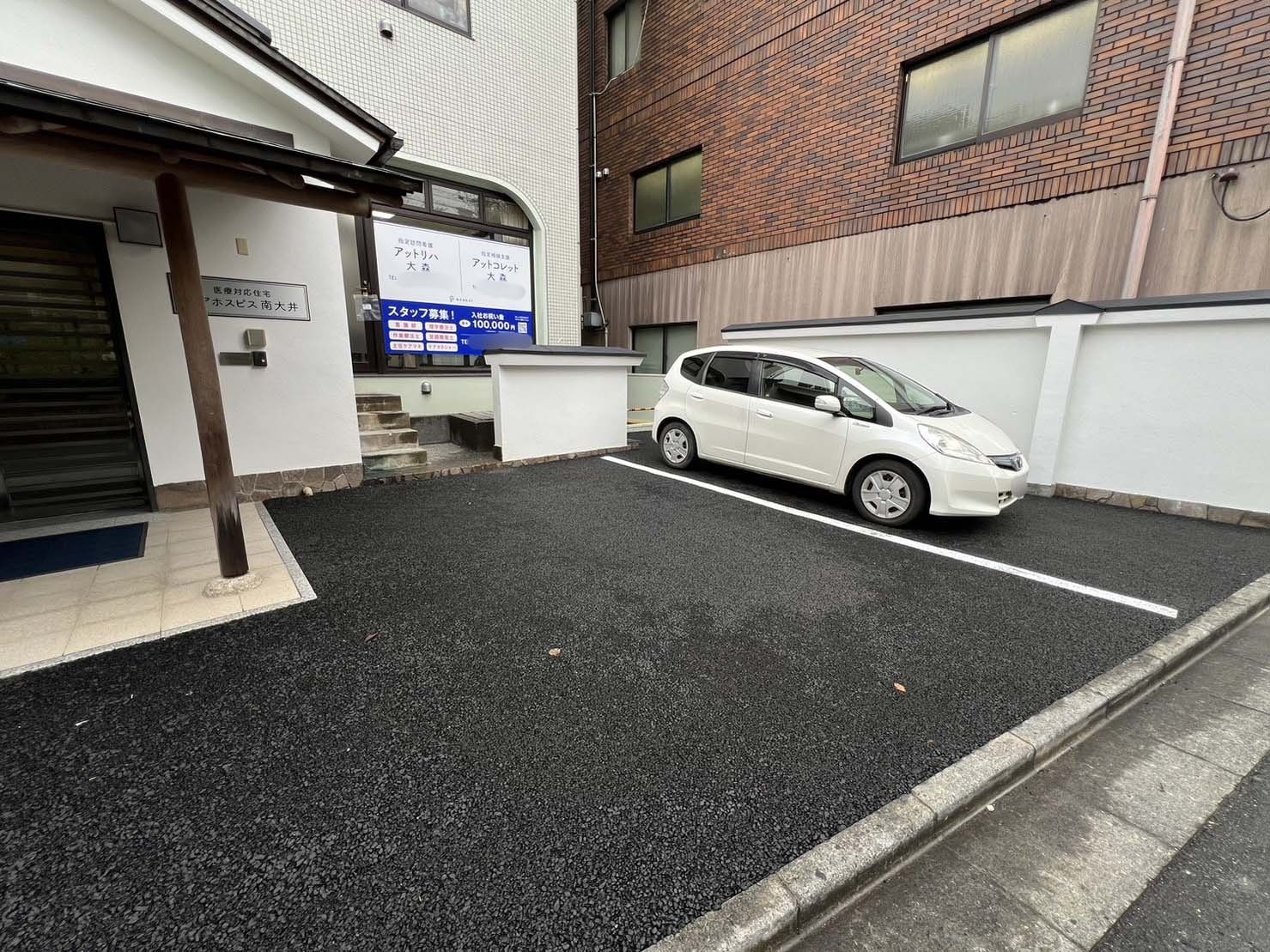 アクセス良好な入口エリア