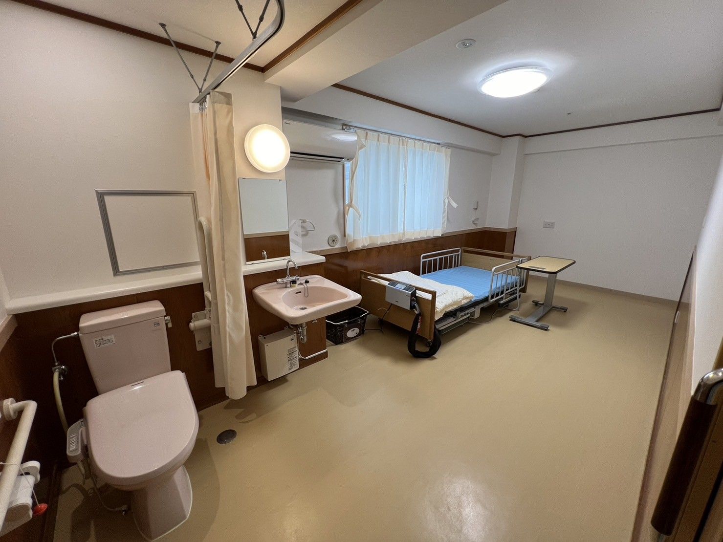 快適な個室の様子
