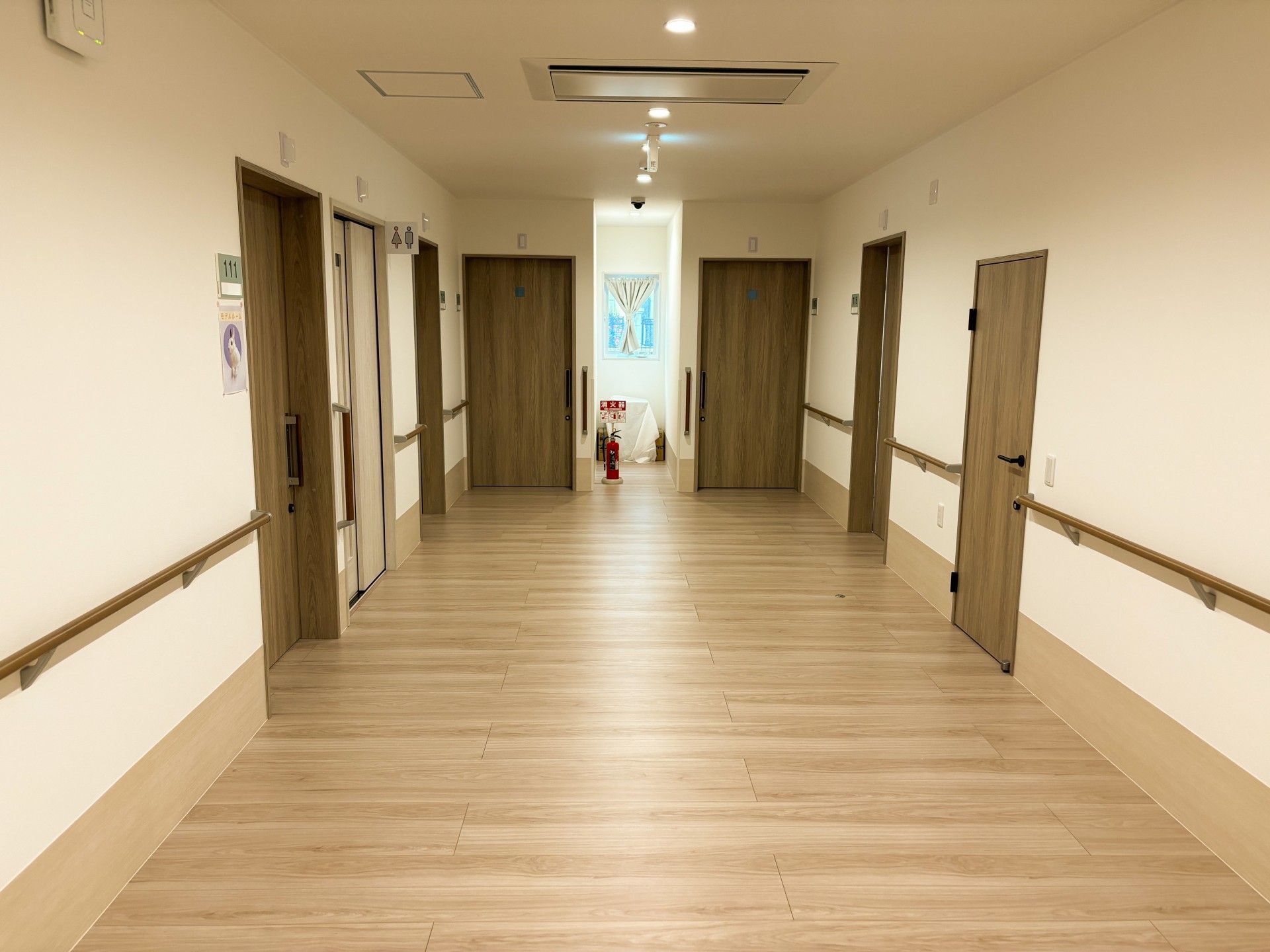 安全に配慮した廊下