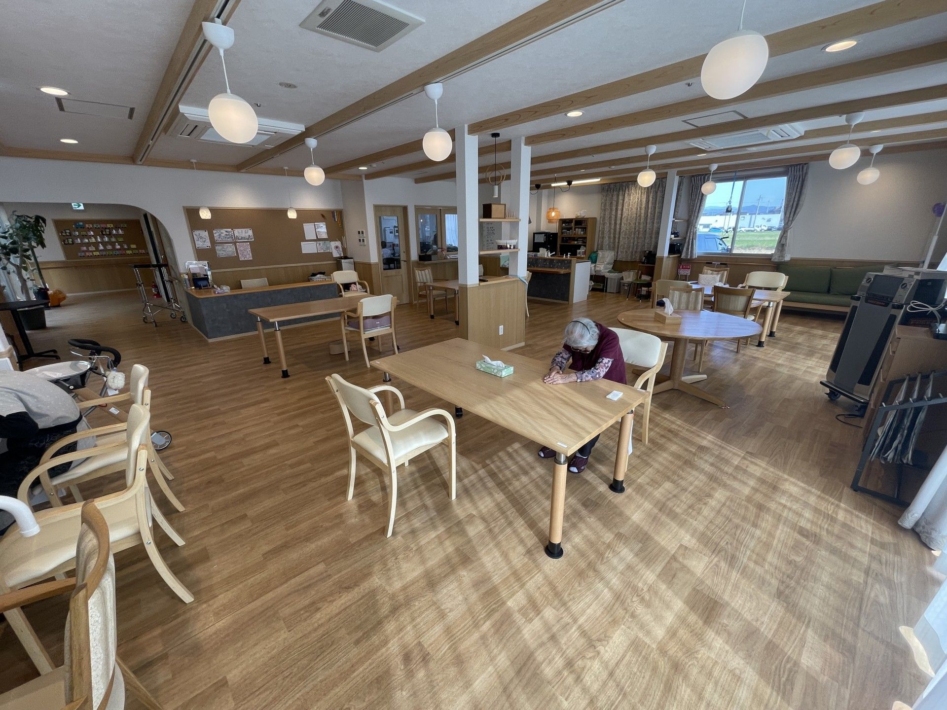 広々とした共有スペース