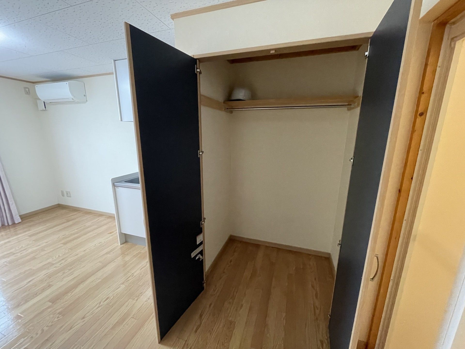 収納スペースのある部屋