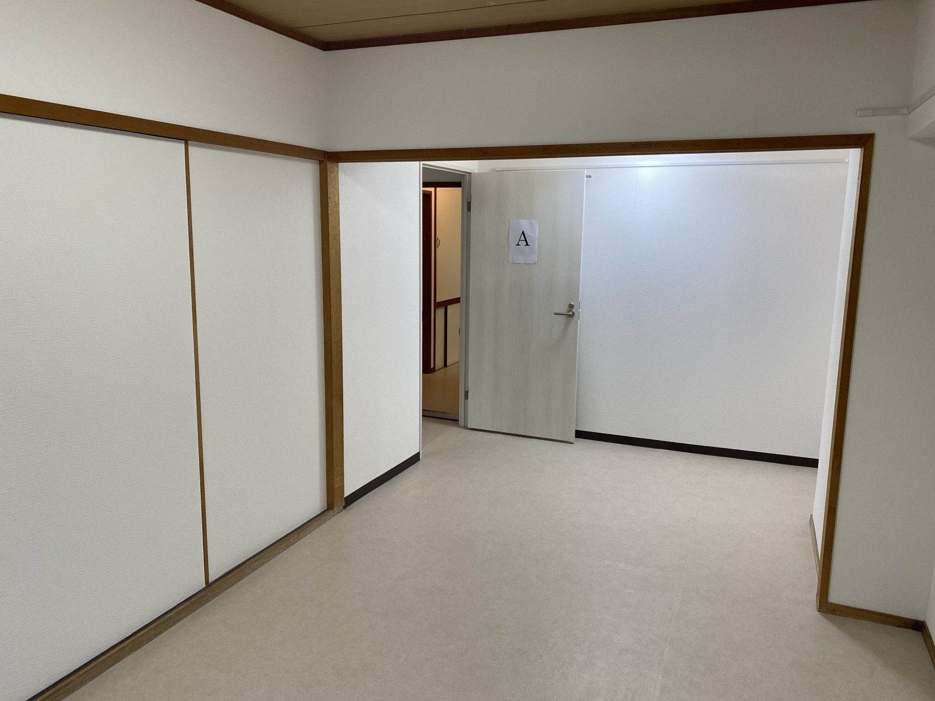 ゆったりとした廊下の一角