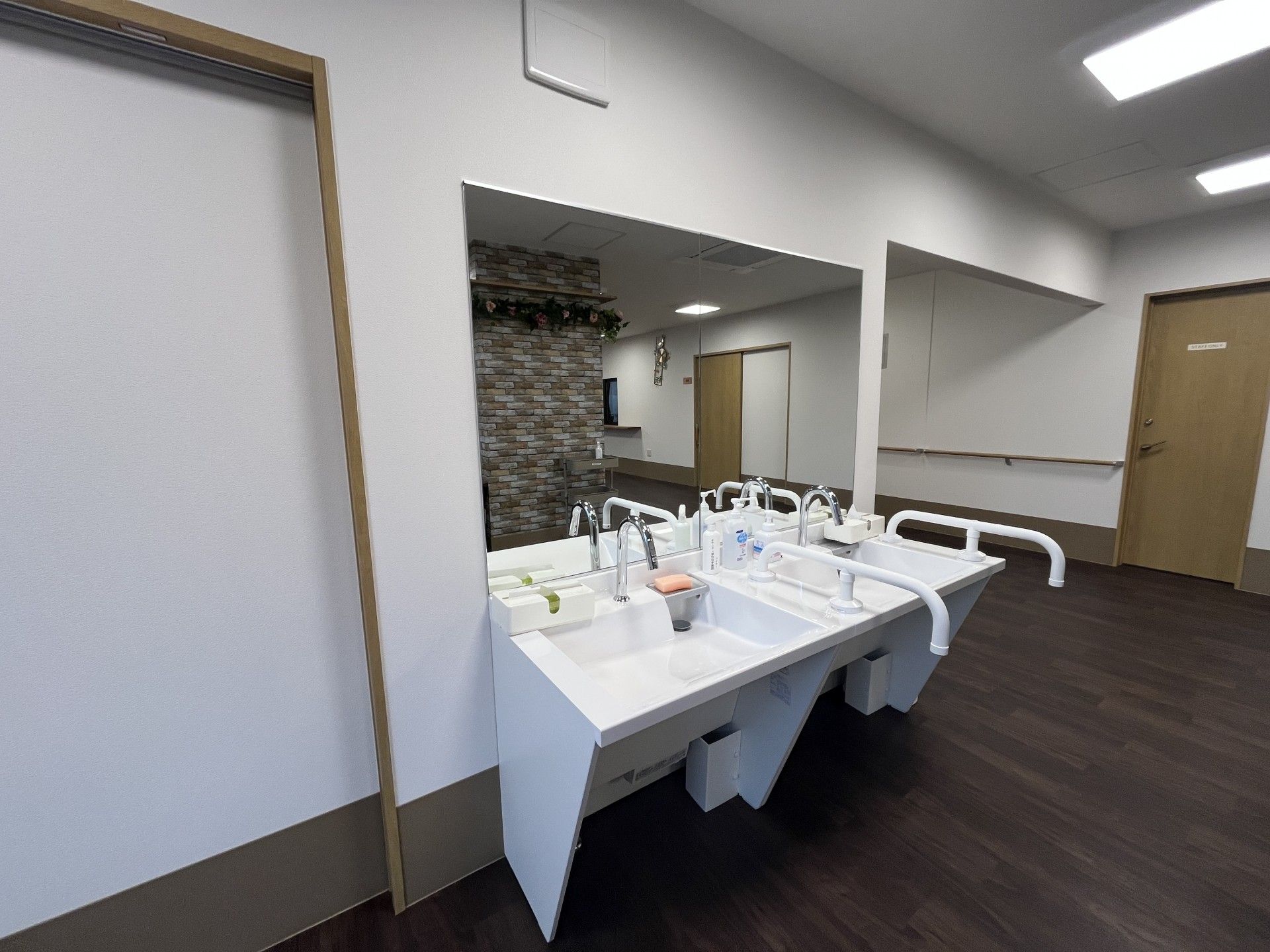 手洗い場の様子