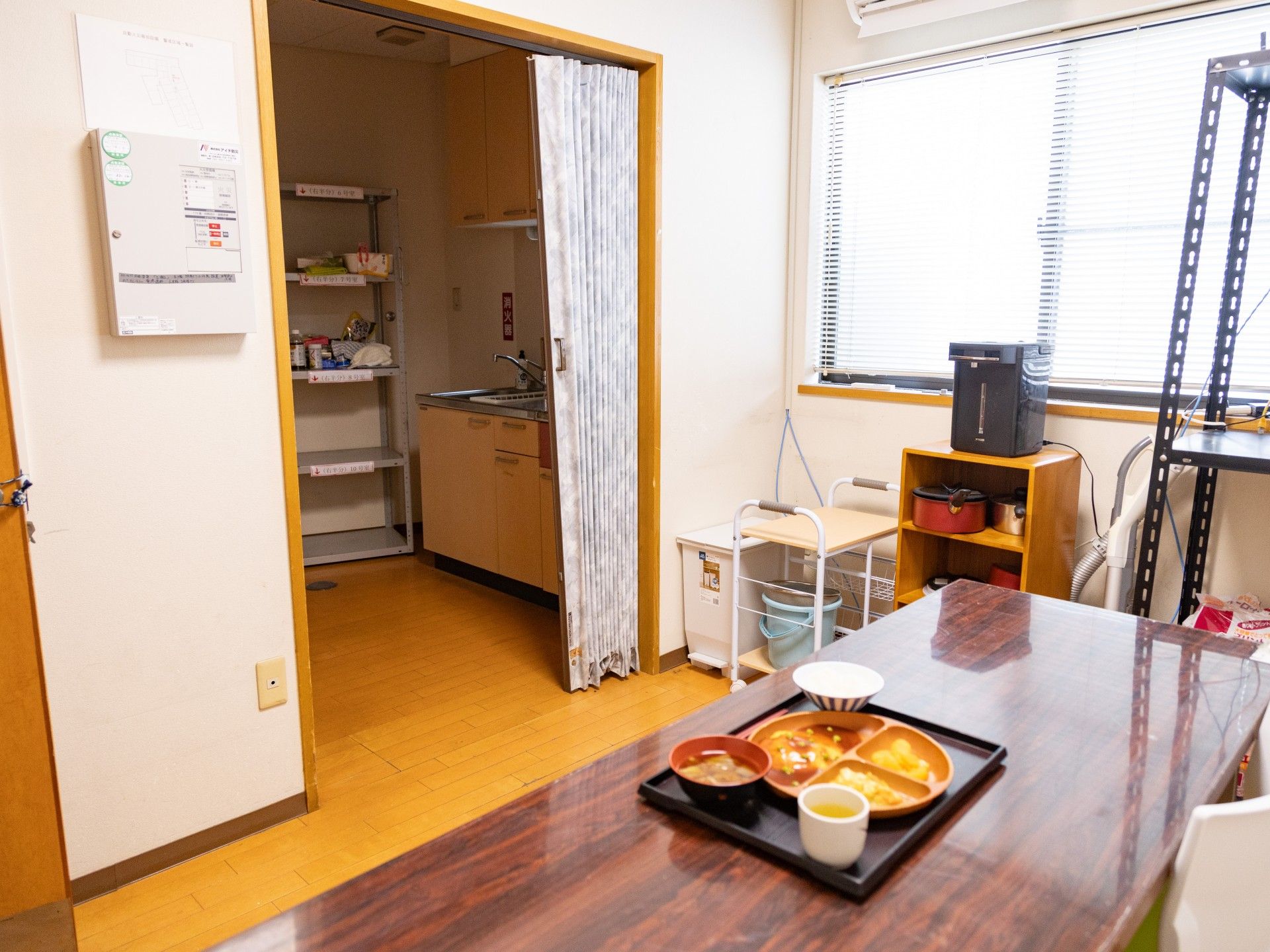 居室の食事スペース