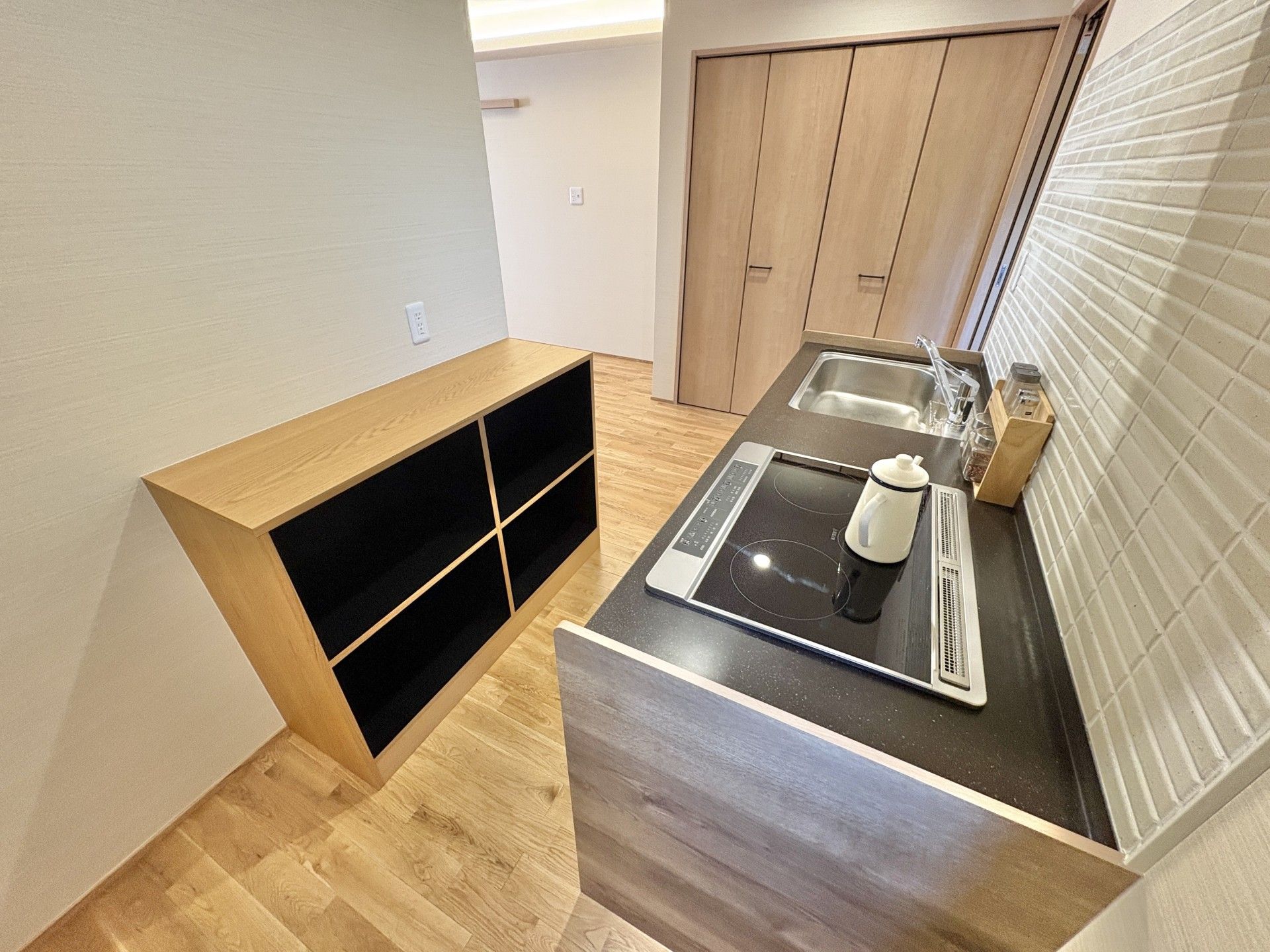 使いやすい調理スペース