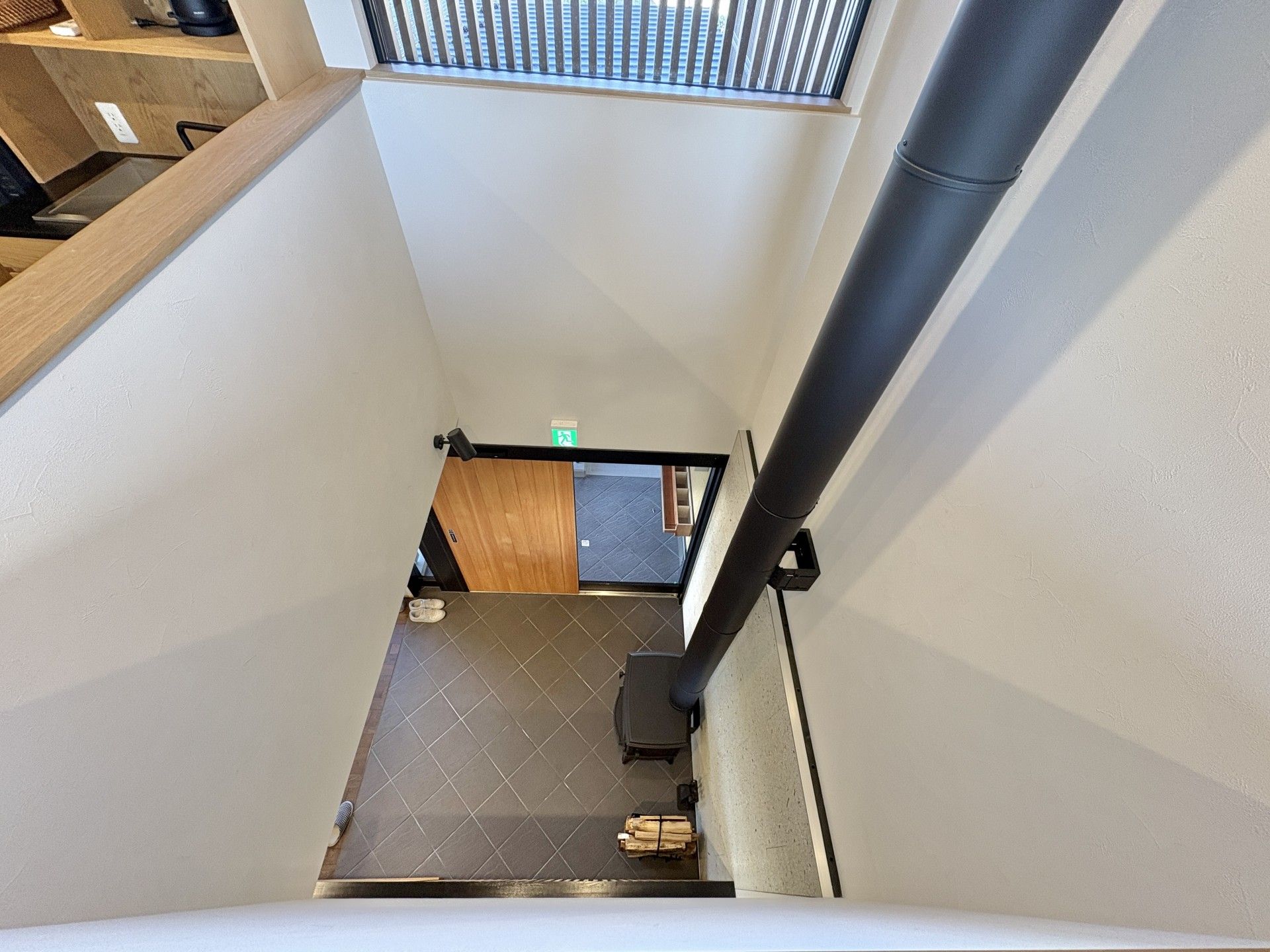 開放的な玄関スペース