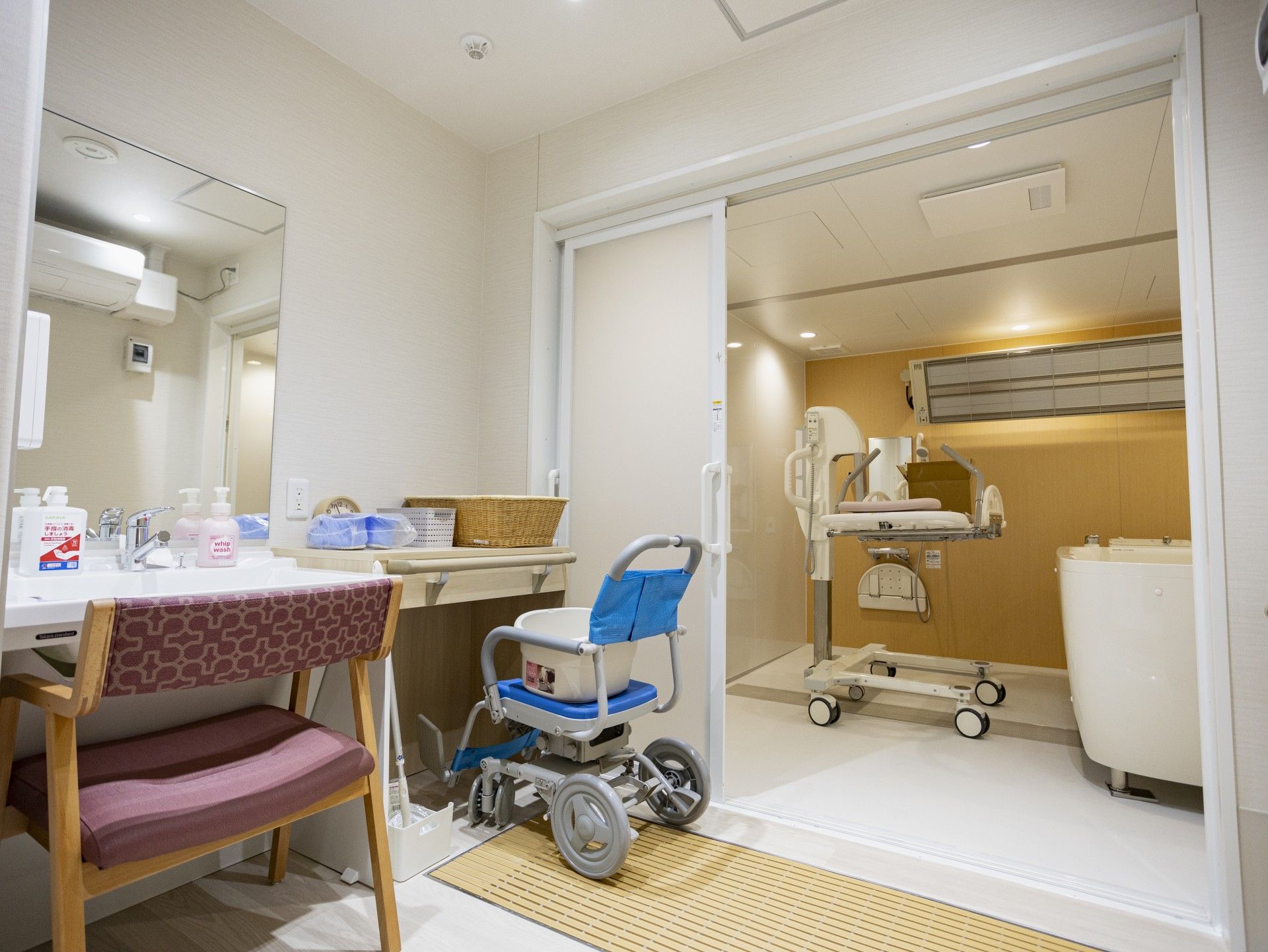 快適な入浴設備