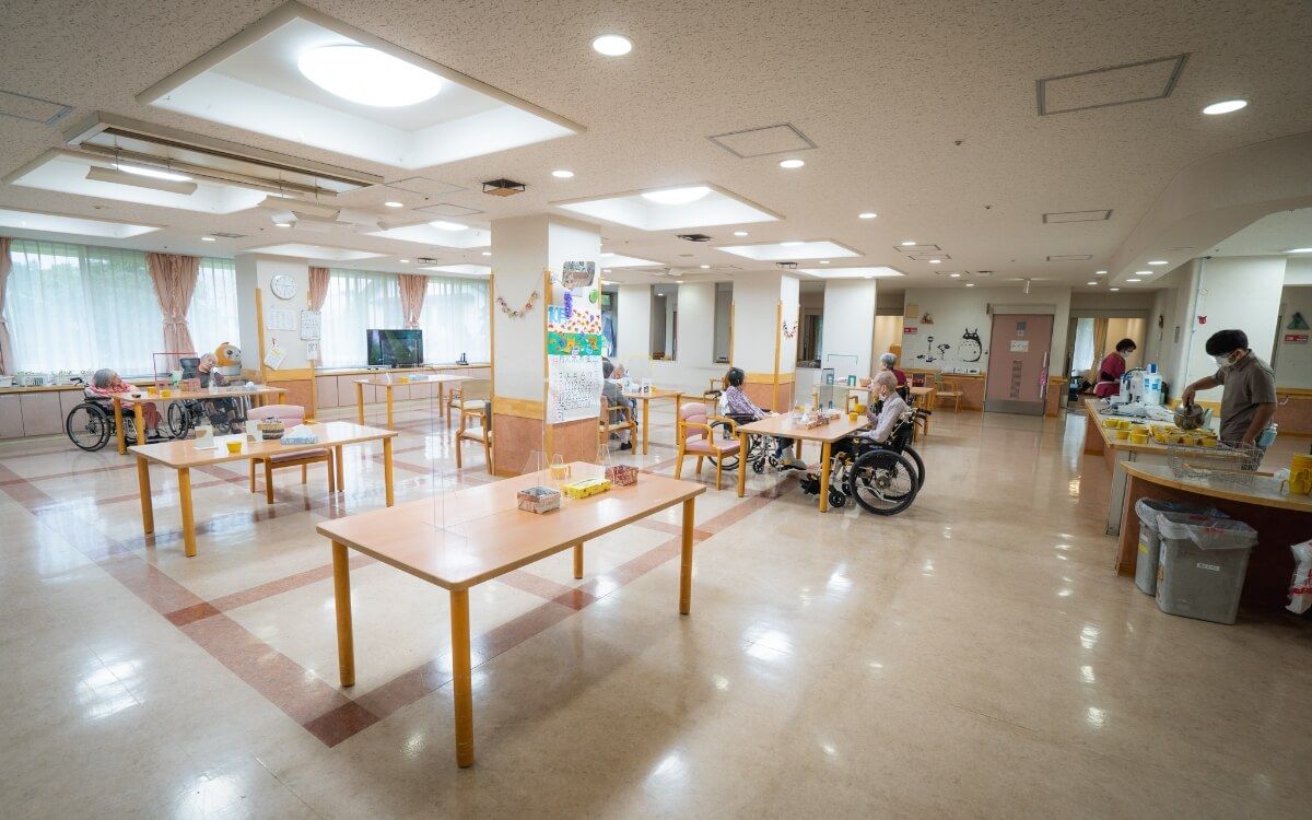ゆったりとした共有スペース