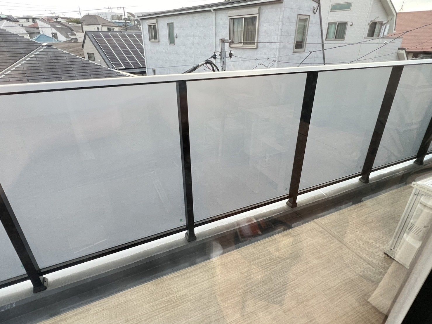 安全なバルコニーの風景