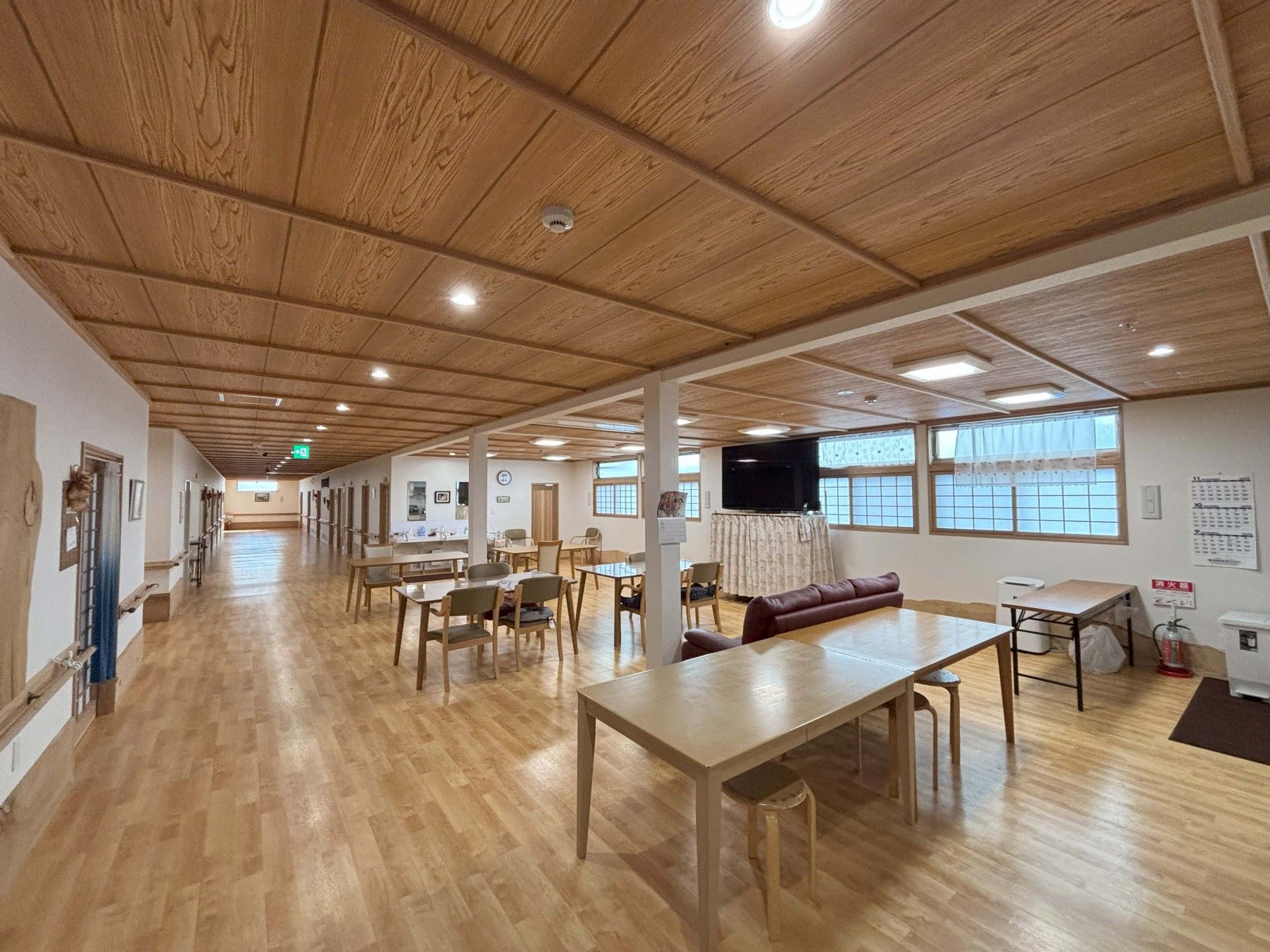 広い共有スペース