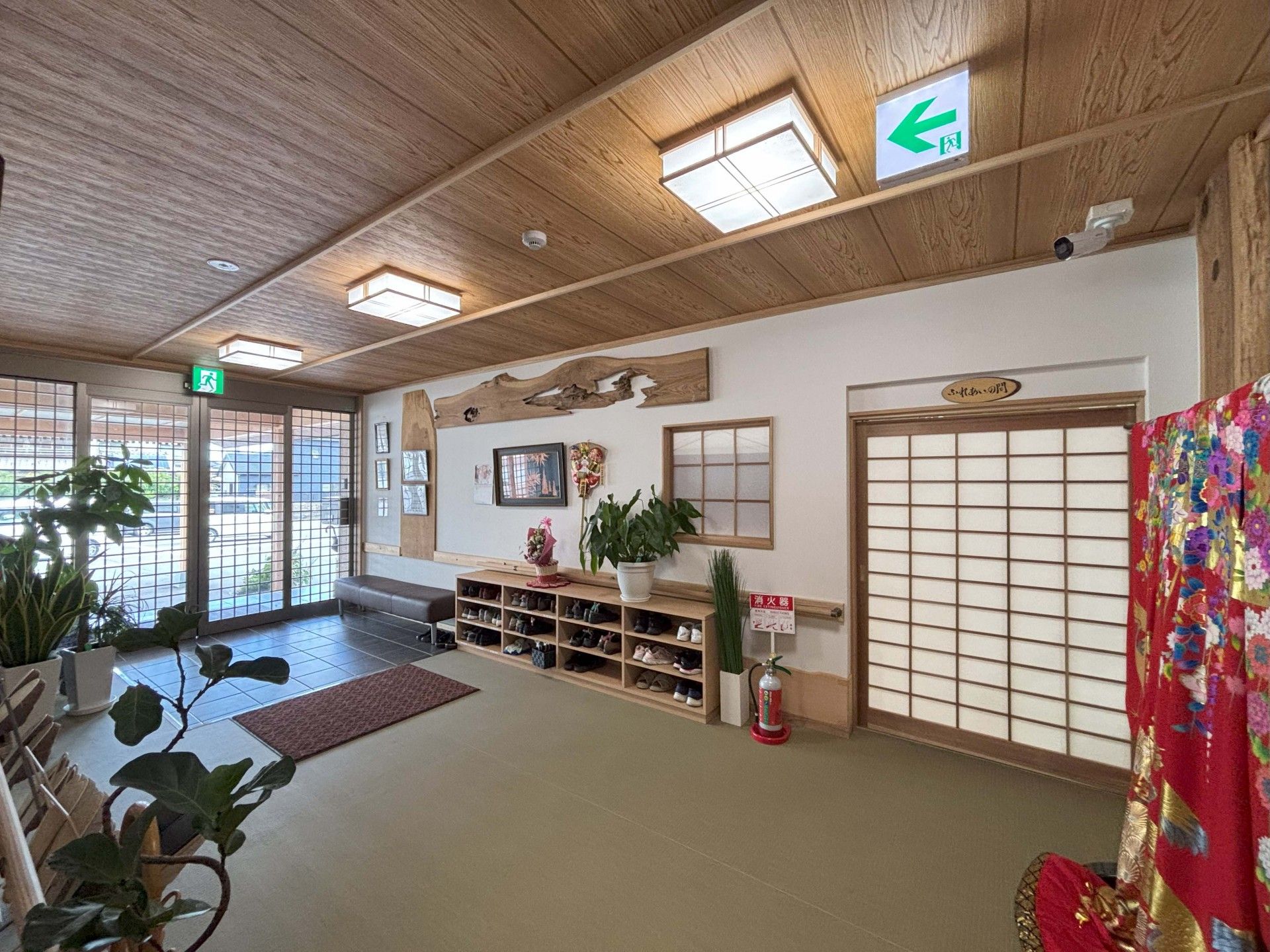 和風の落ち着いた玄関