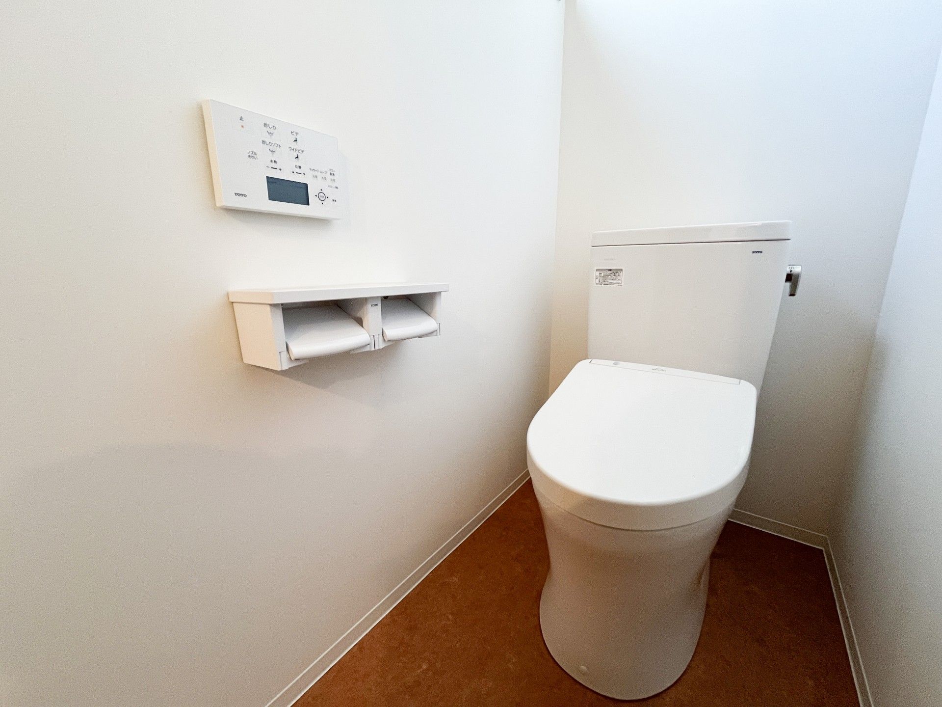 清潔なトイレ空間