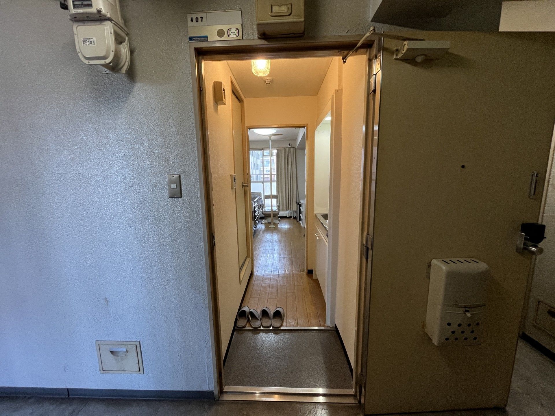 開放的な入口廊下