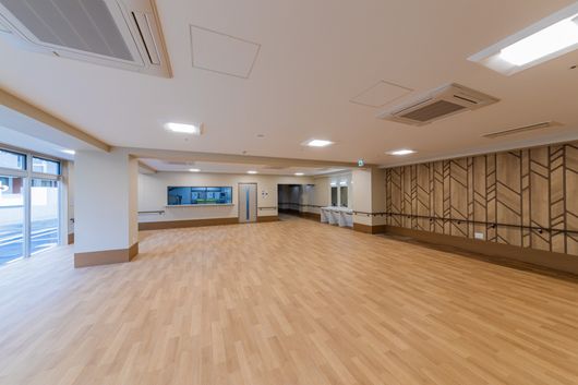 1階　食堂兼機械訓練室