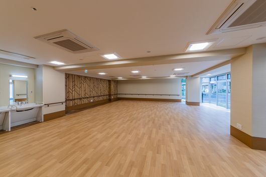 1階　食堂兼機械訓練室