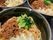 美味しそうな麺料理の盛り付け