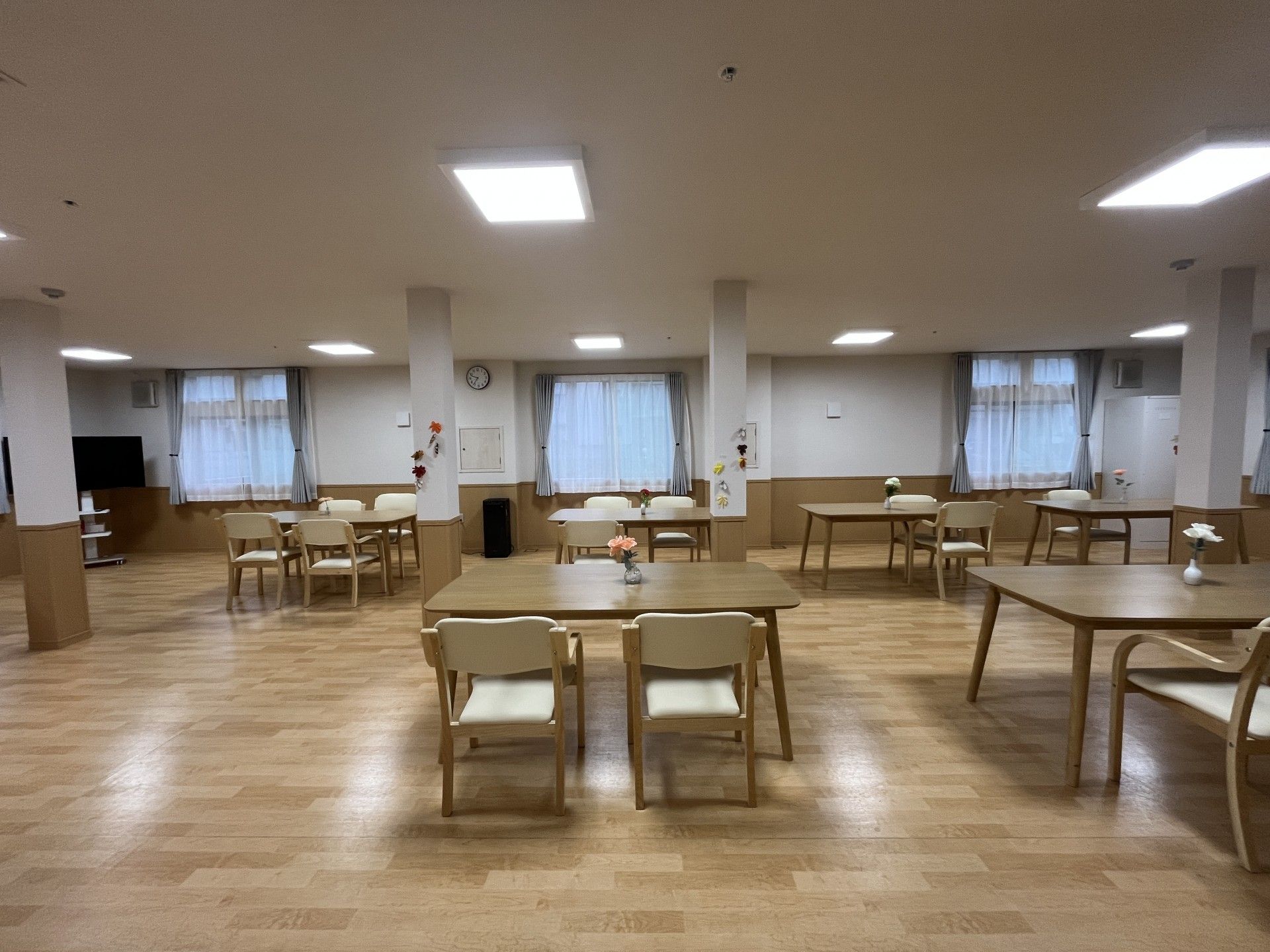 広々とした共有スペース