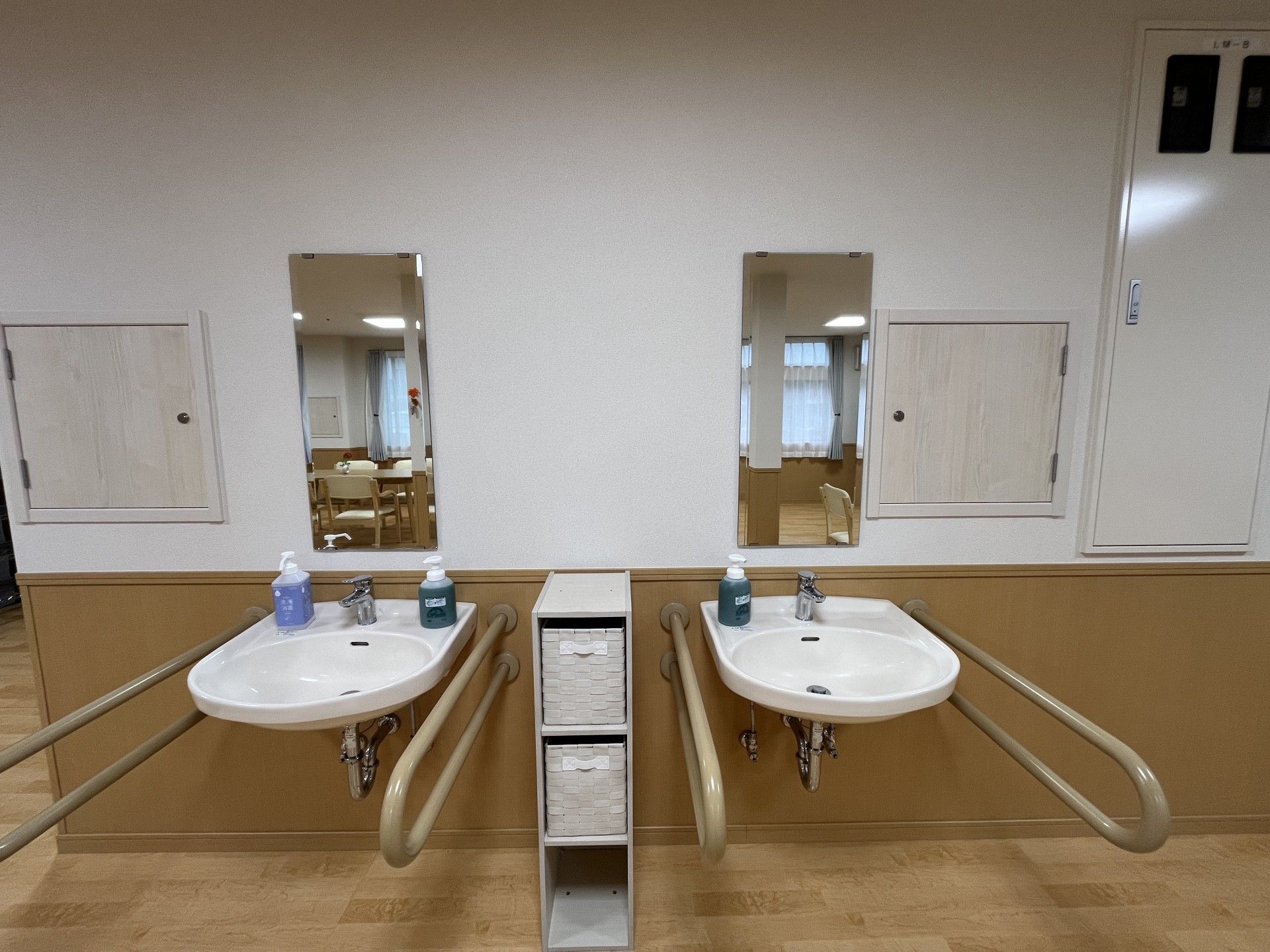 手洗い場の様子