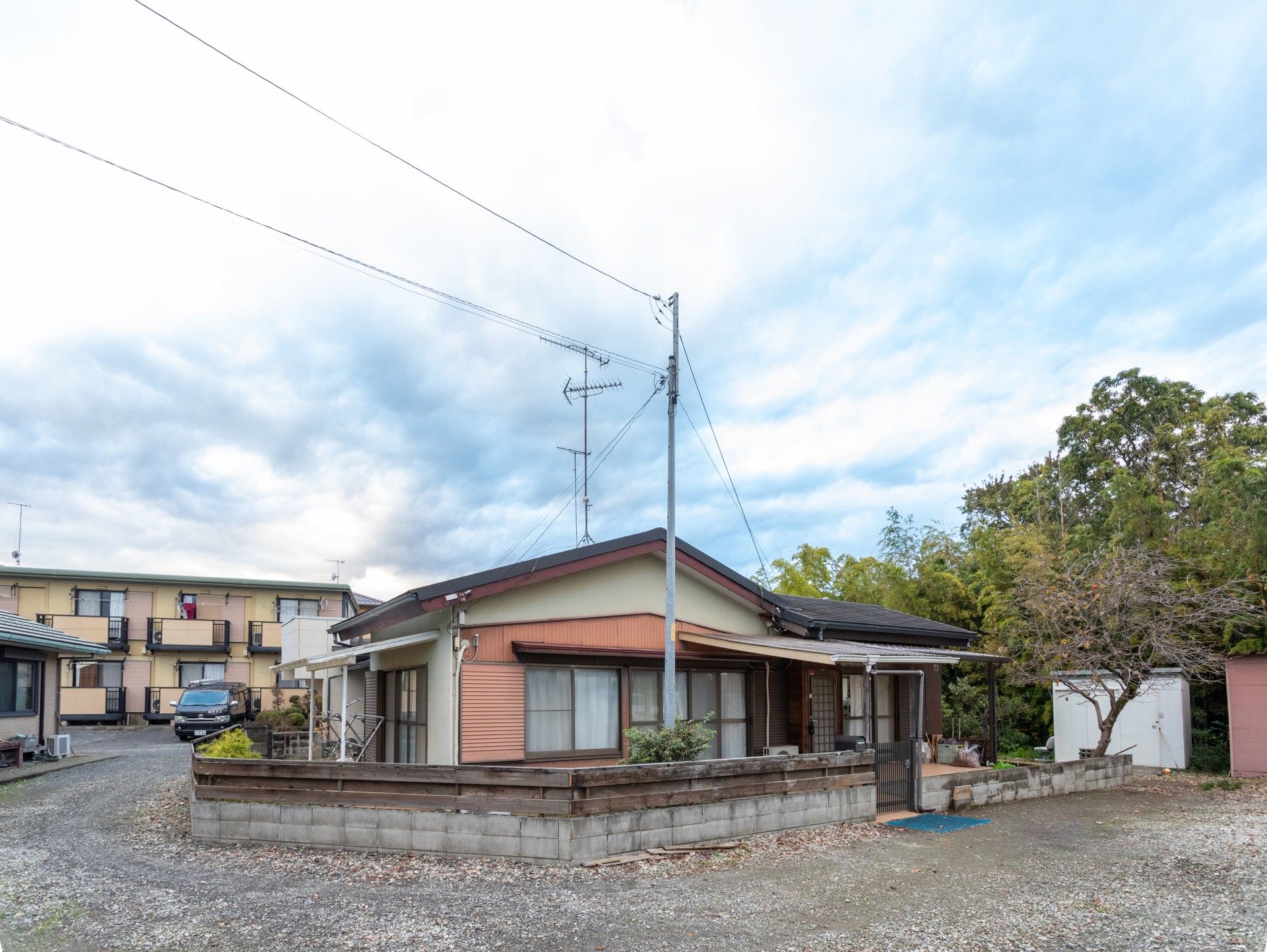ゆったりとした住宅風景