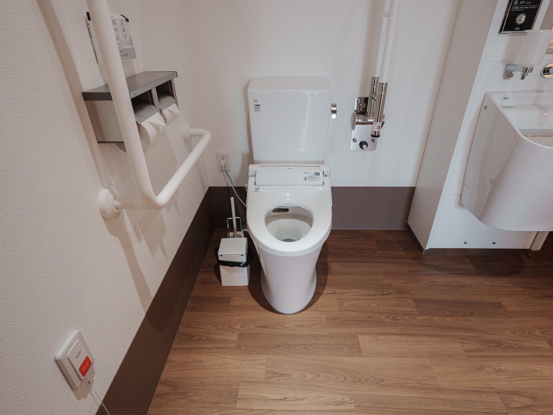 安全に配慮したトイレ