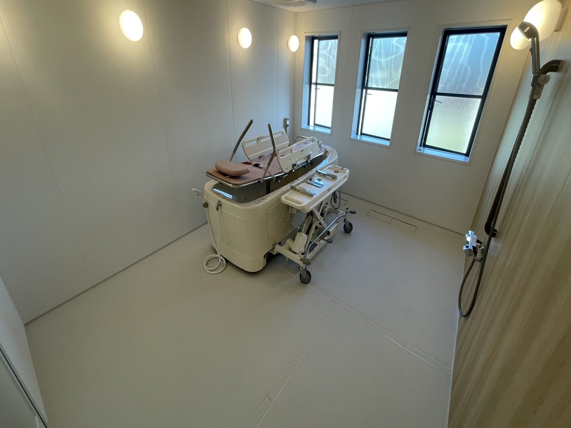 広い浴室の設備