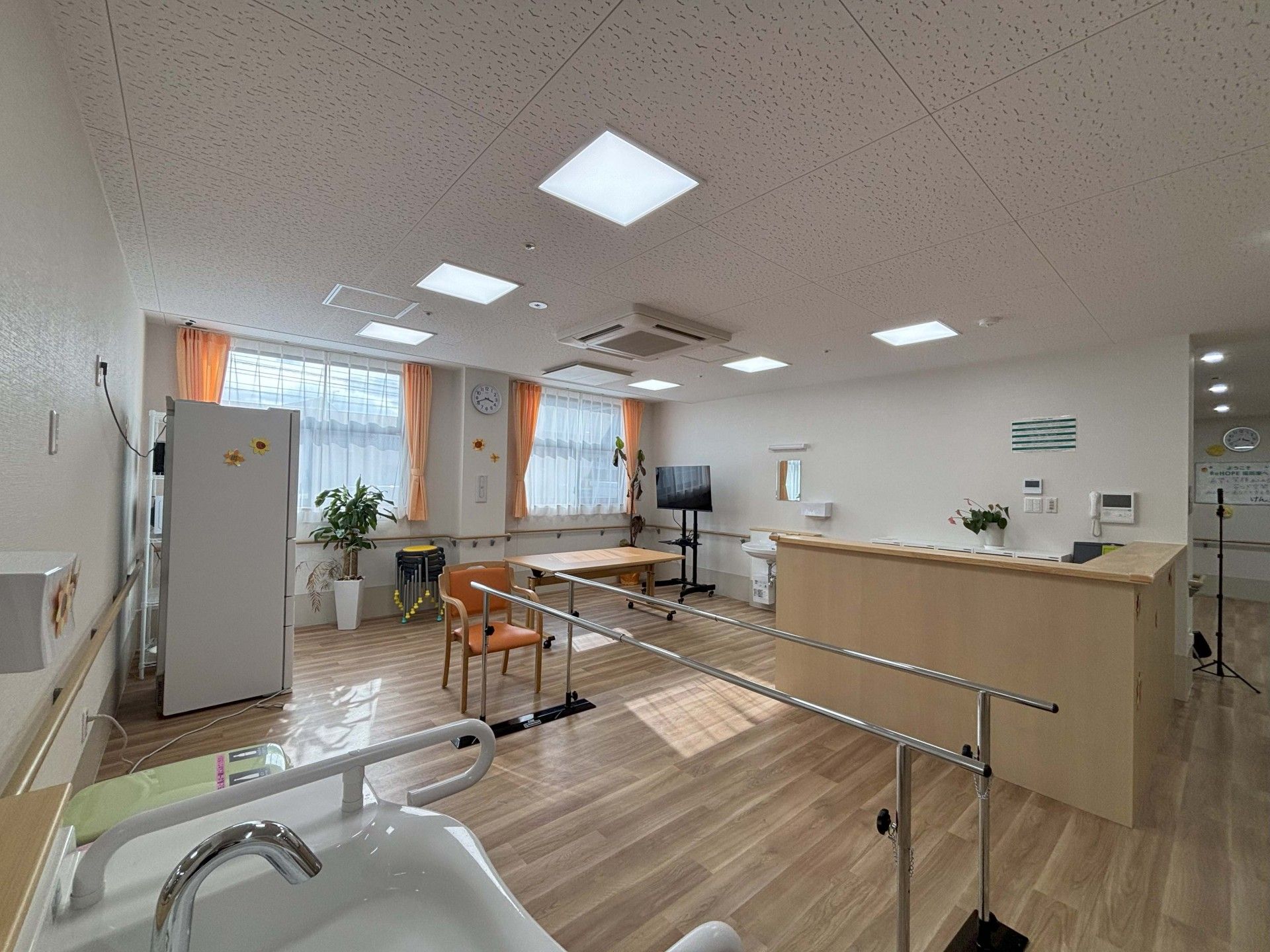 明るい室内の様子