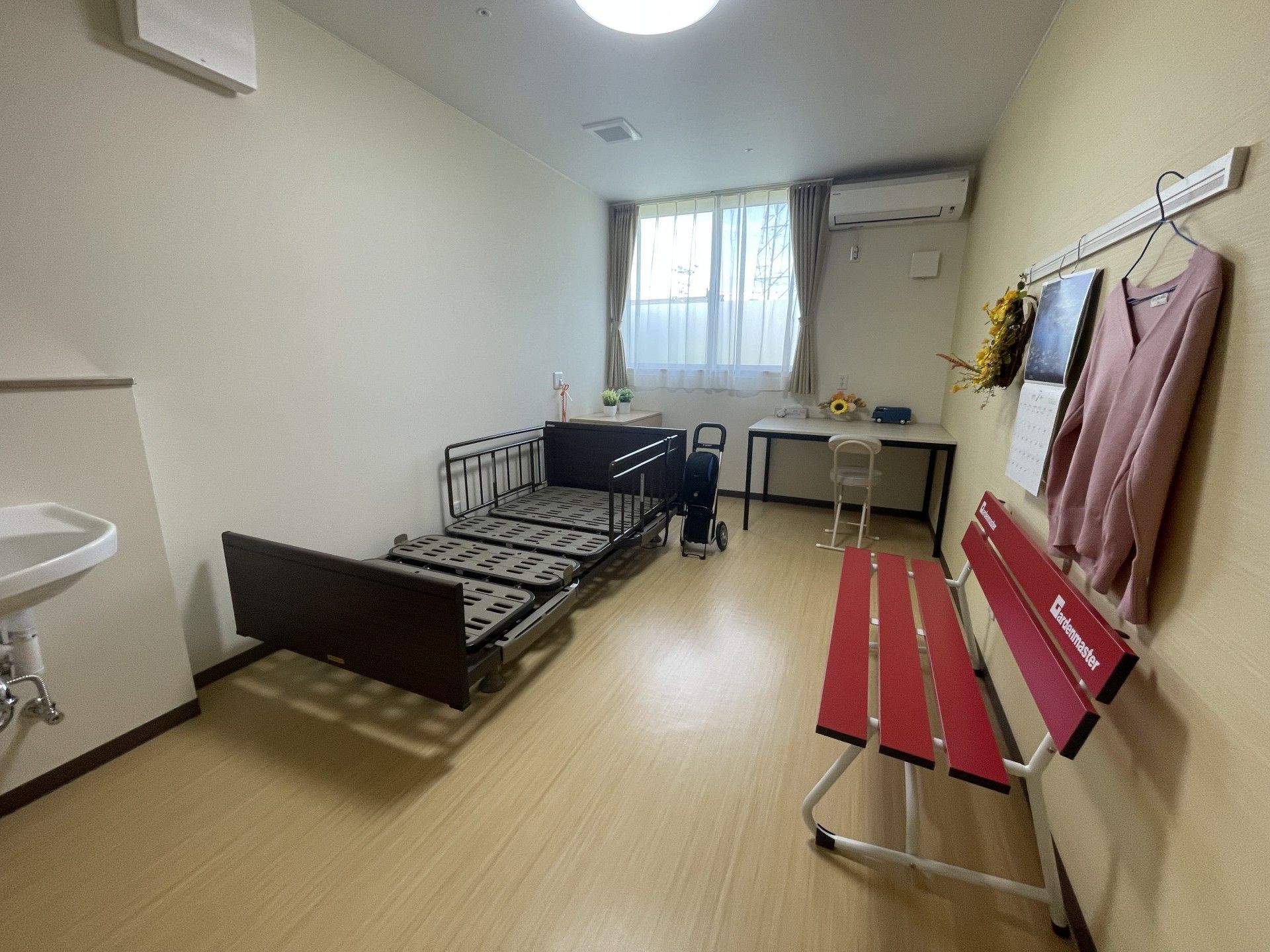 シンプルな個室