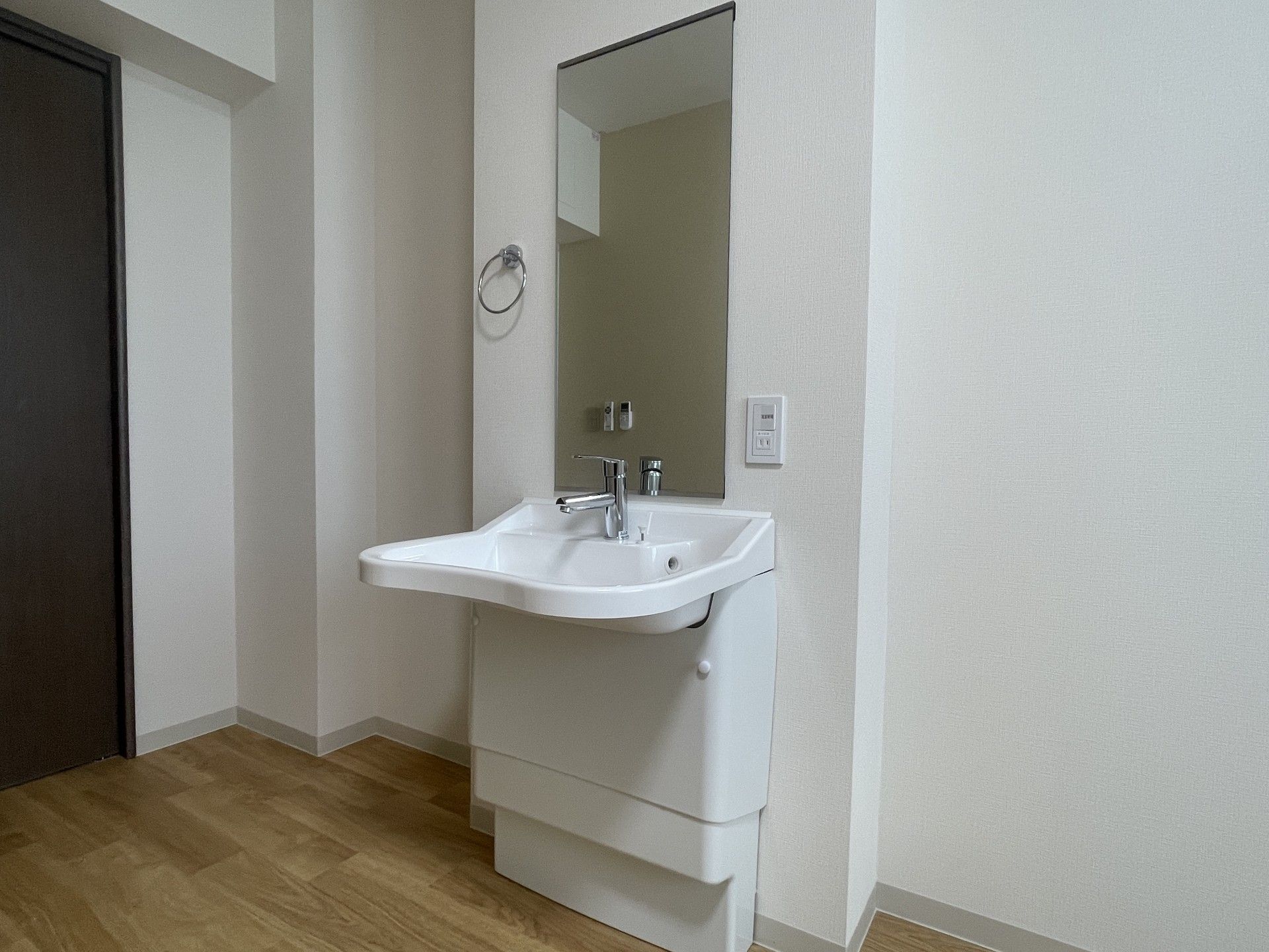 洗面台のある一角