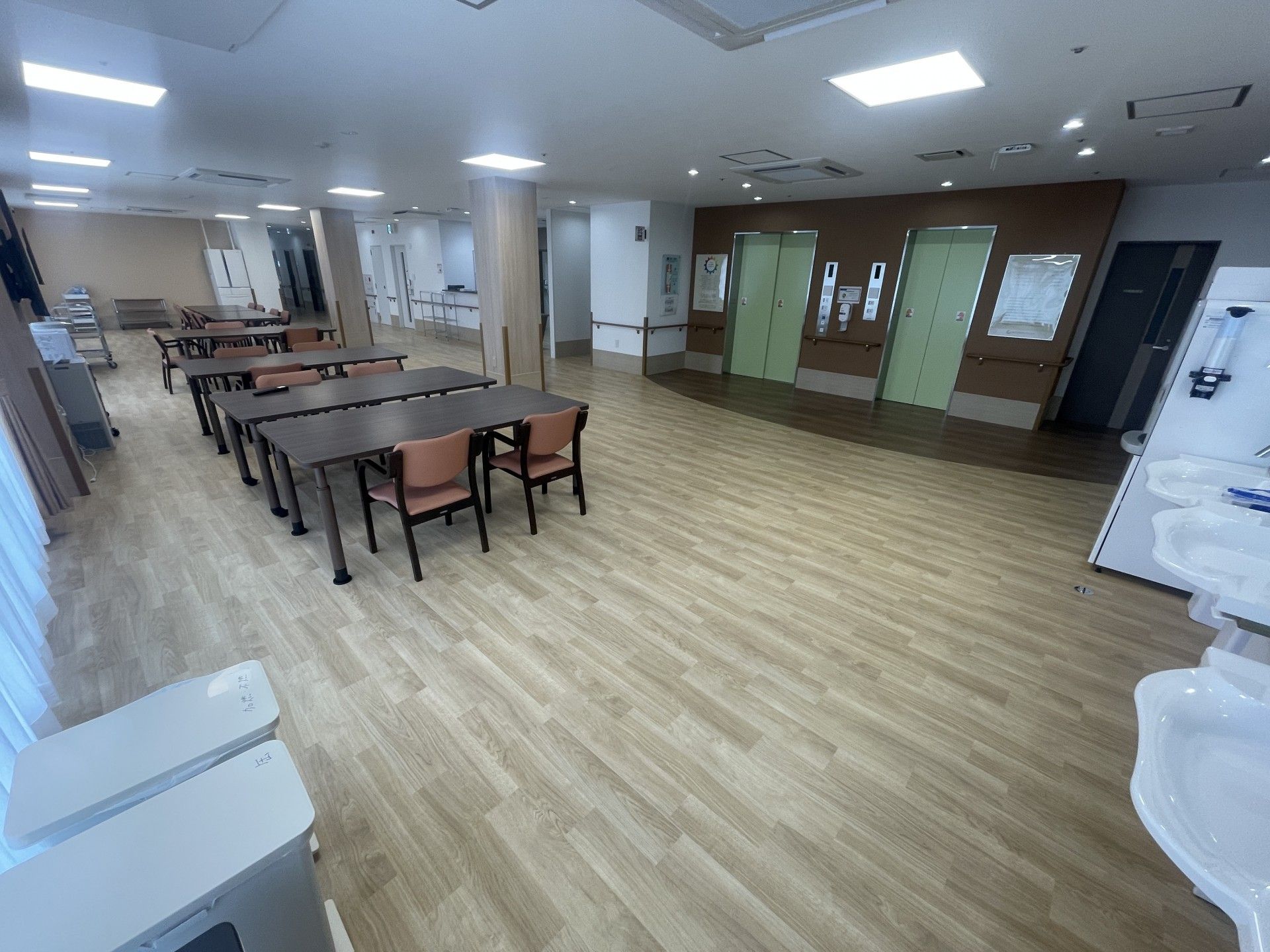 広い共有スペース