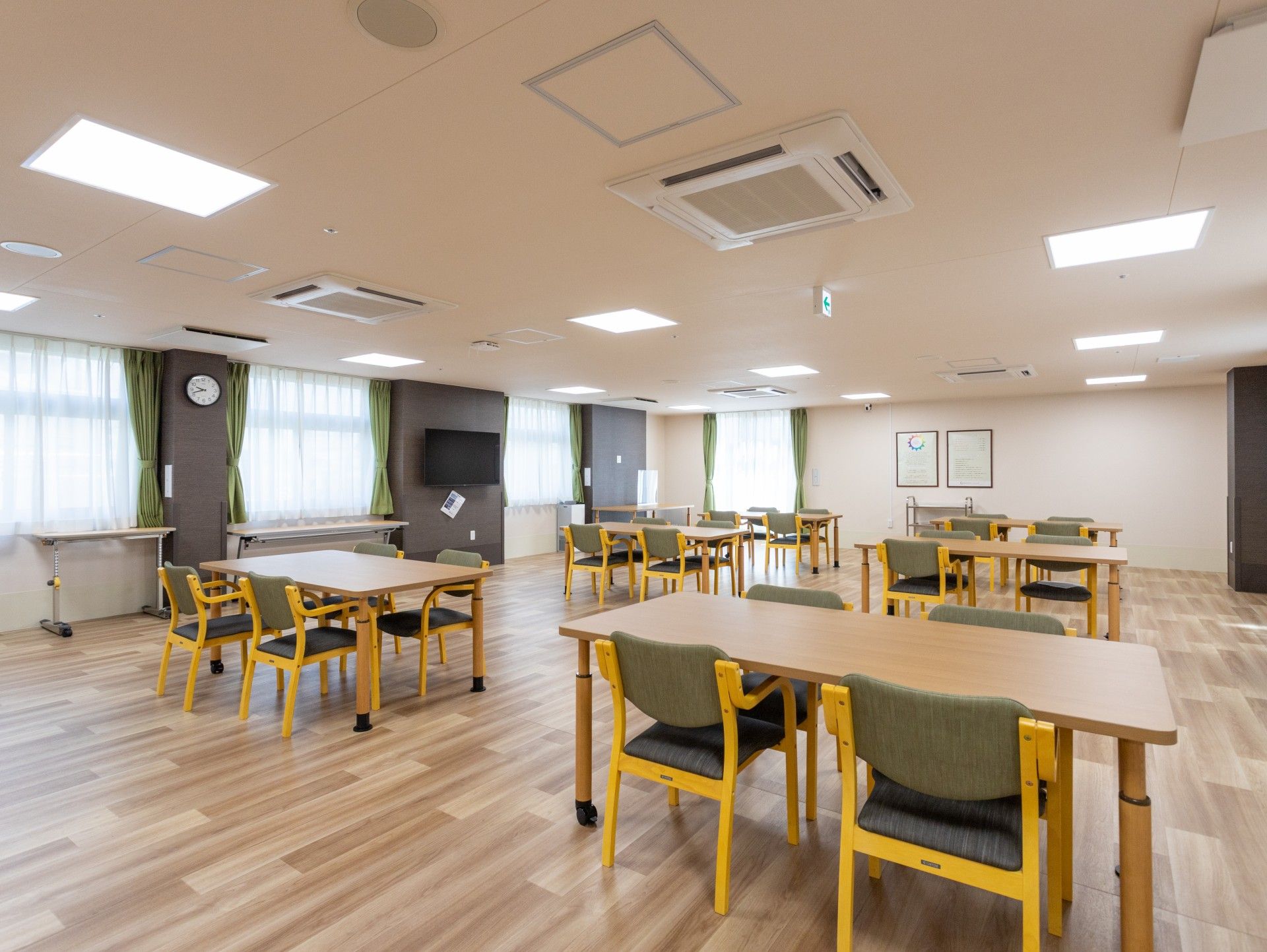 広々とした共有スペース