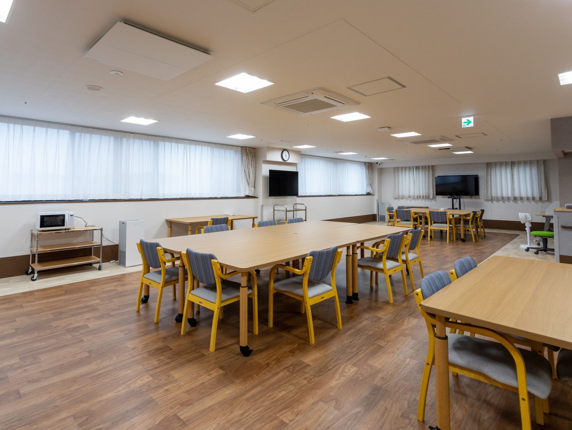 広々とした共有スペース