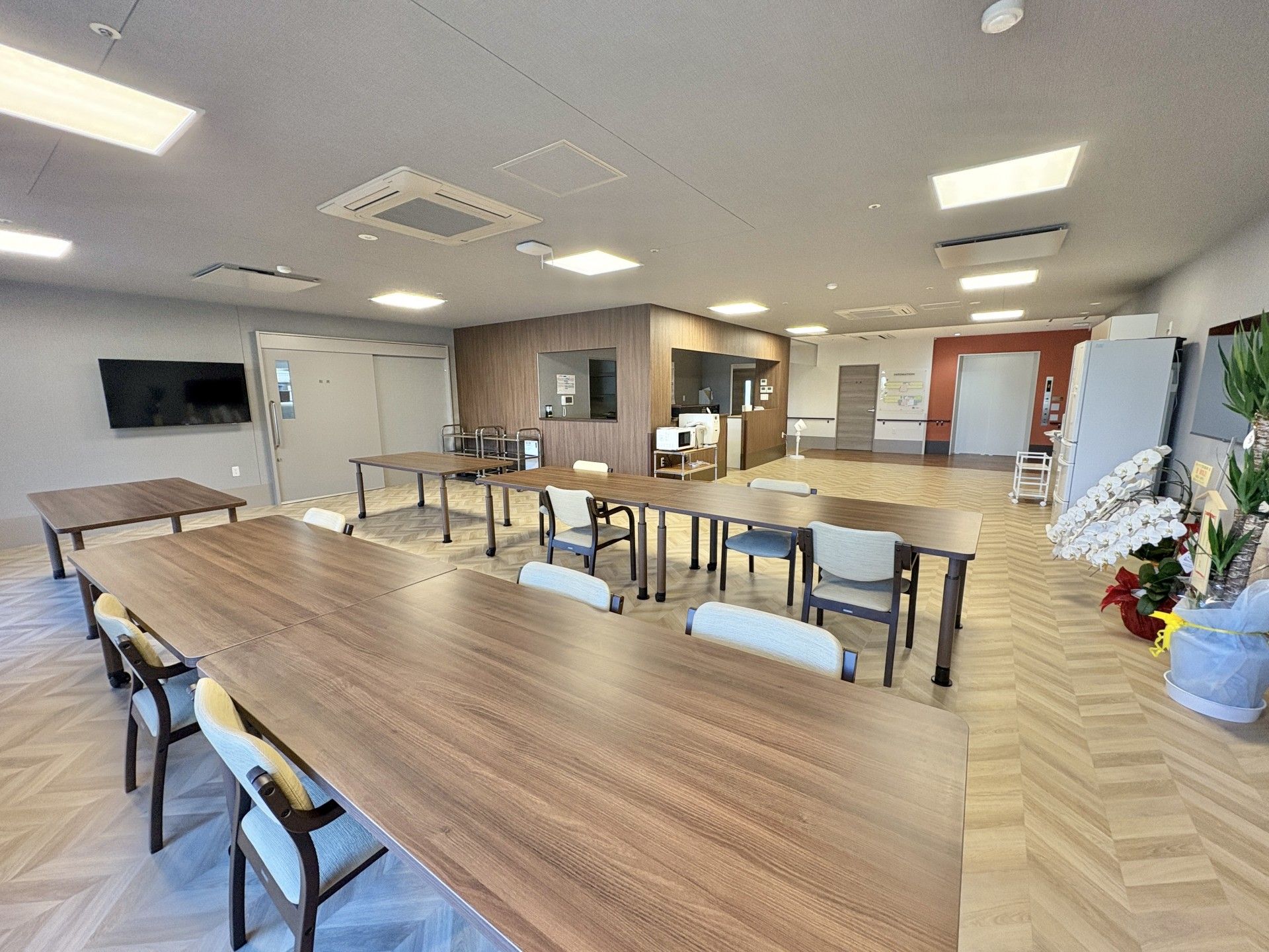 広々とした共有スペース