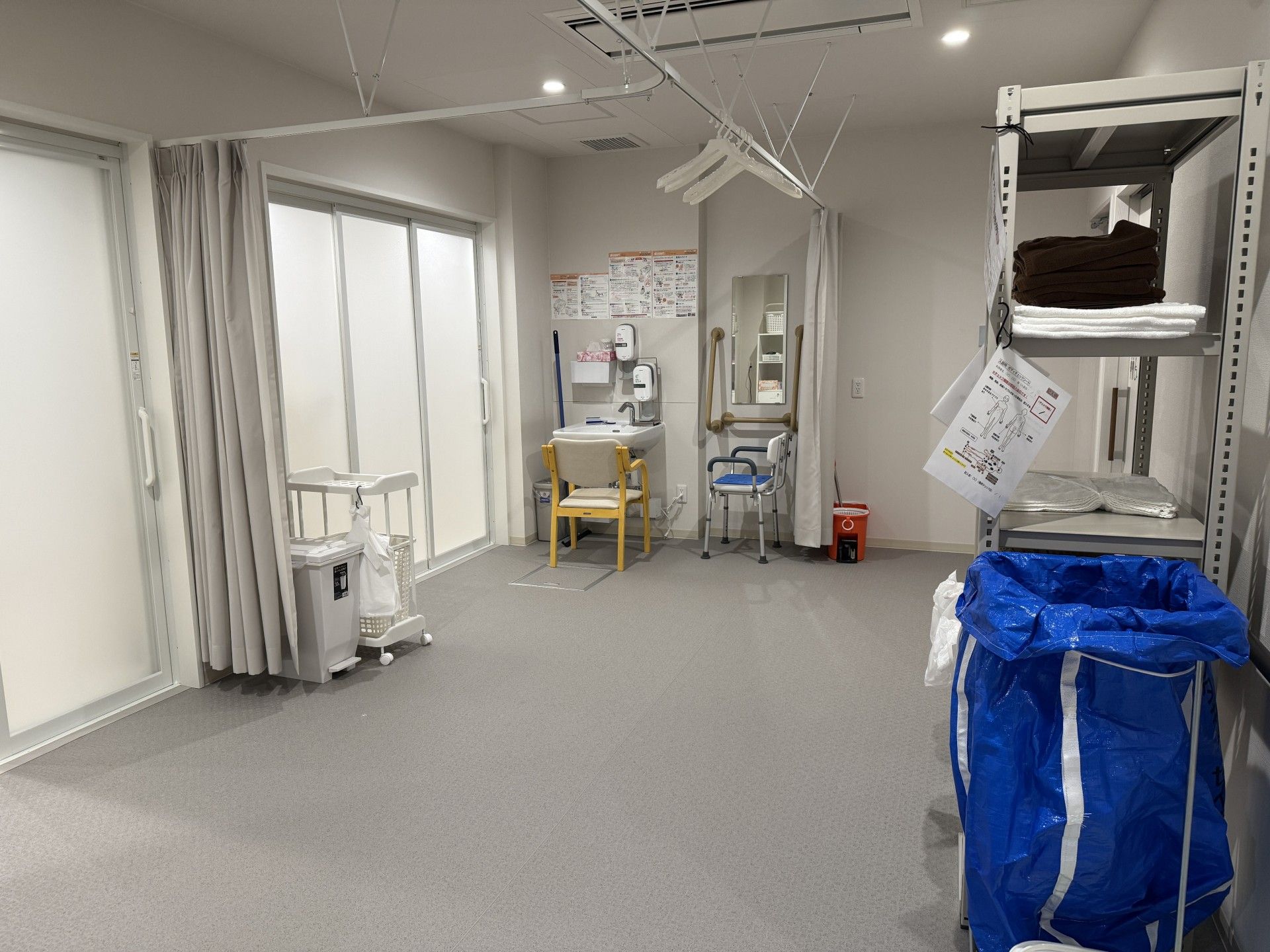 清潔な洗面スペース