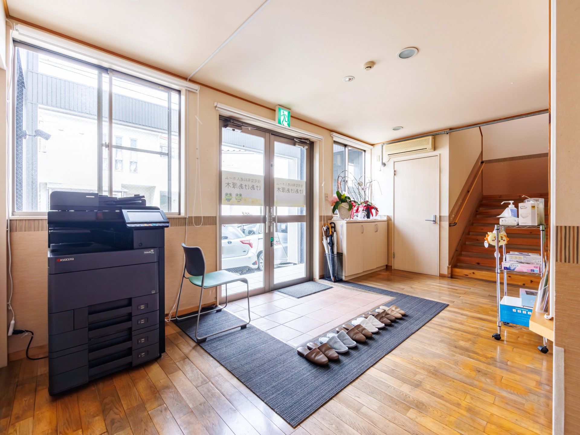 明るい玄関ホール