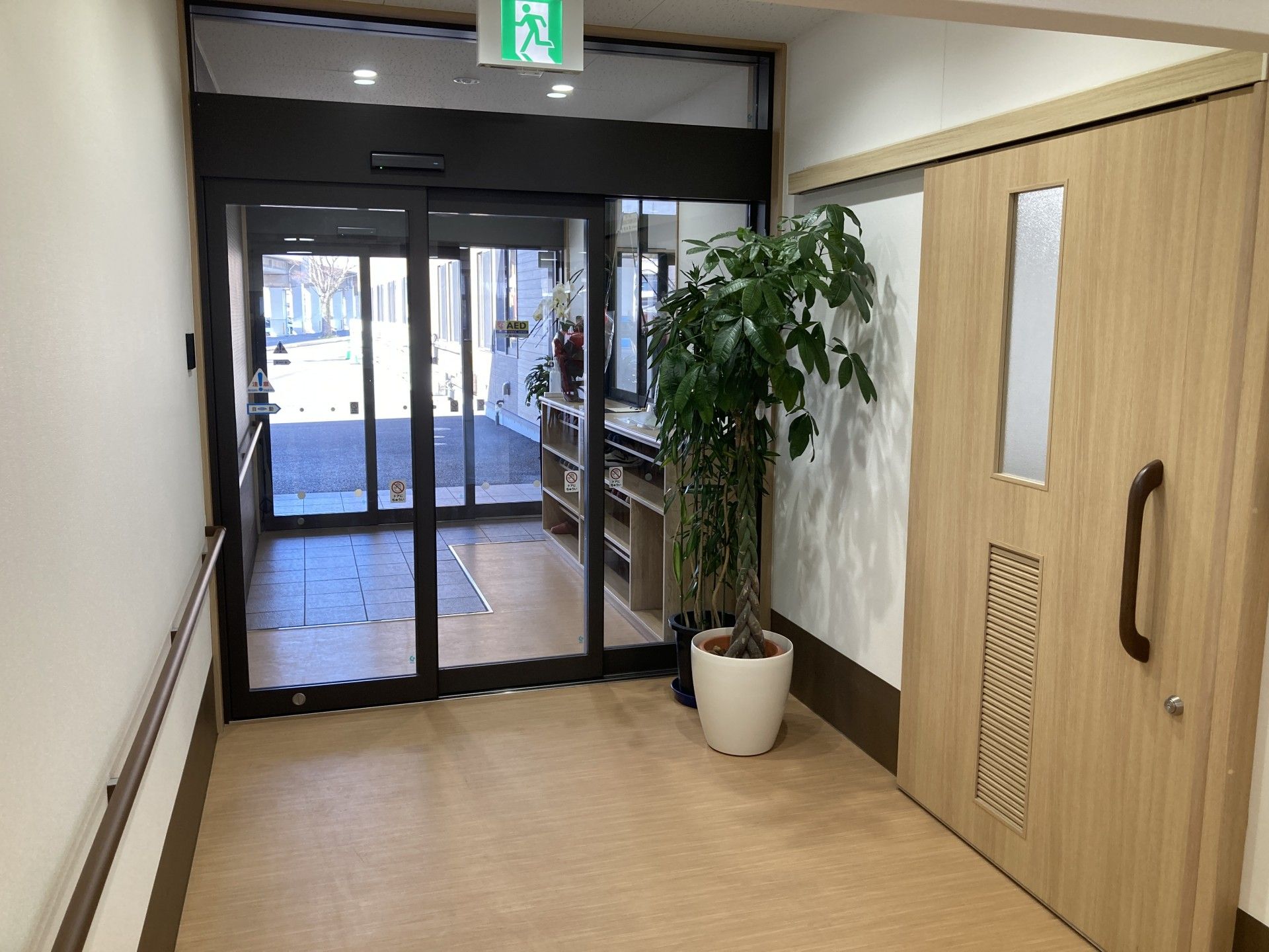 出入口の様子