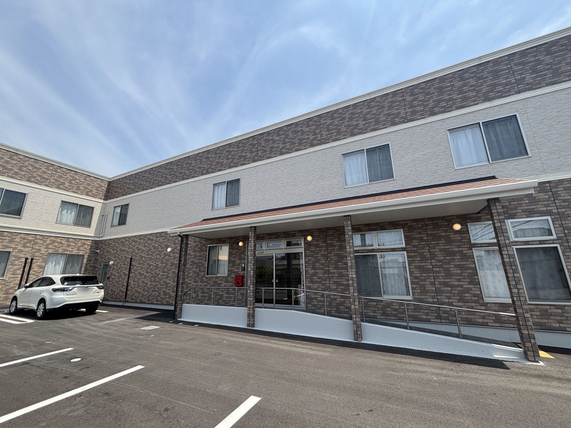 車椅子対応の玄関