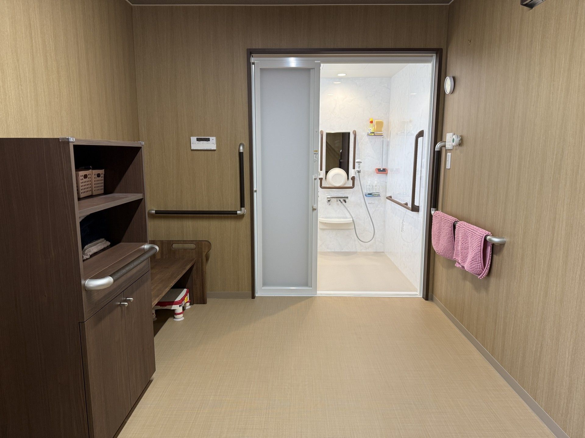 安全に配慮した浴室