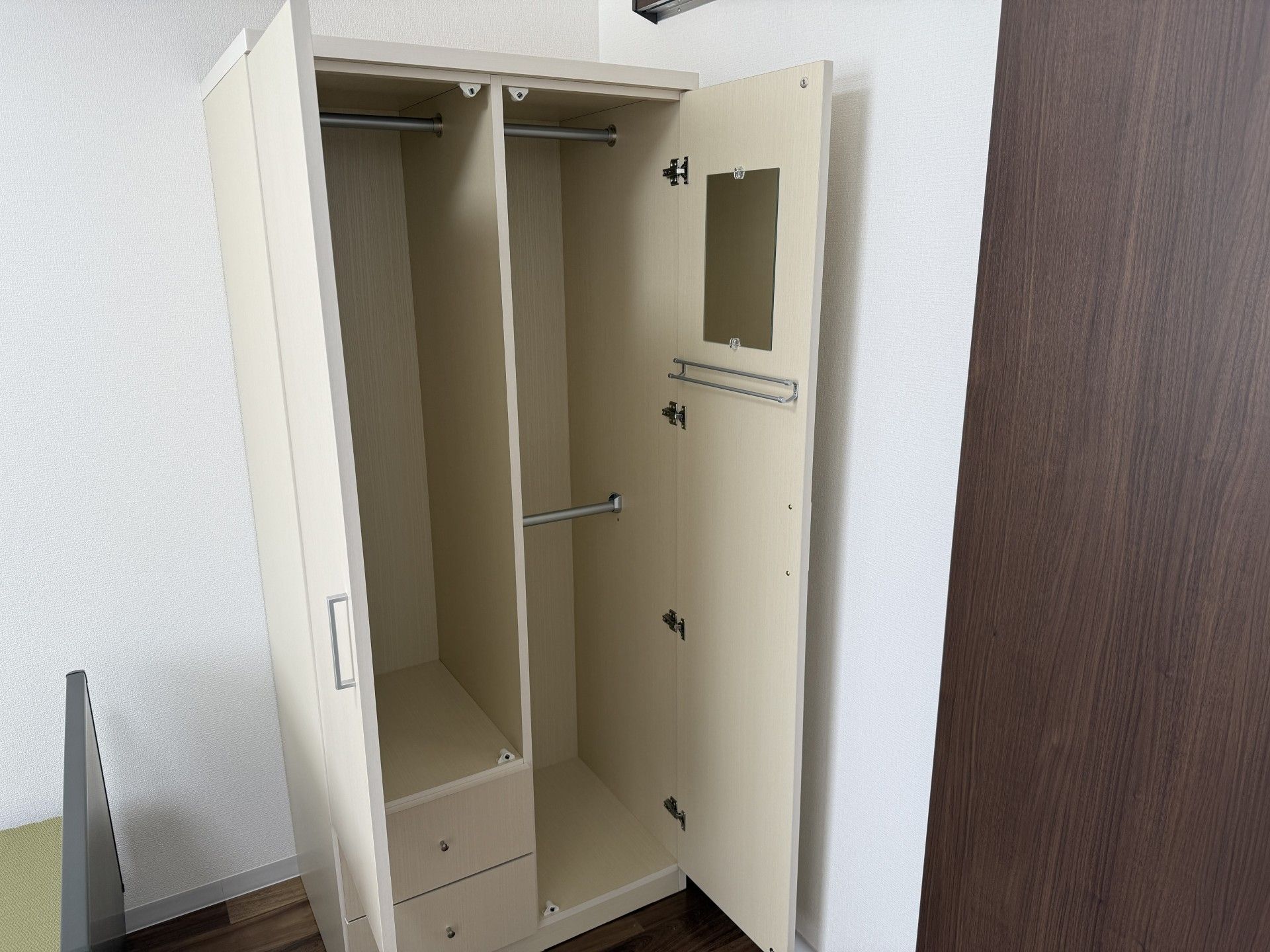 収納スペースの内部