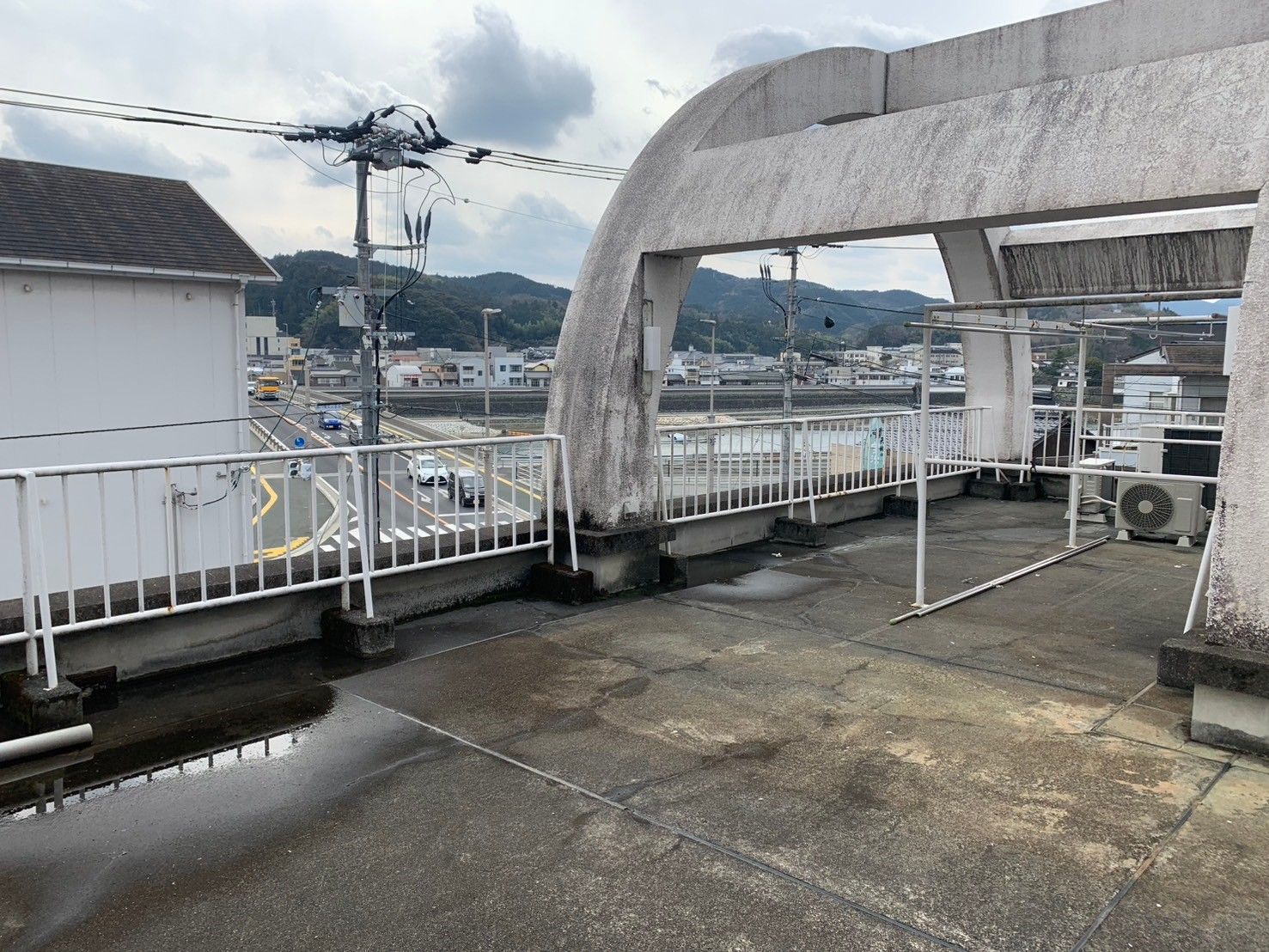 開放的な屋上スペース