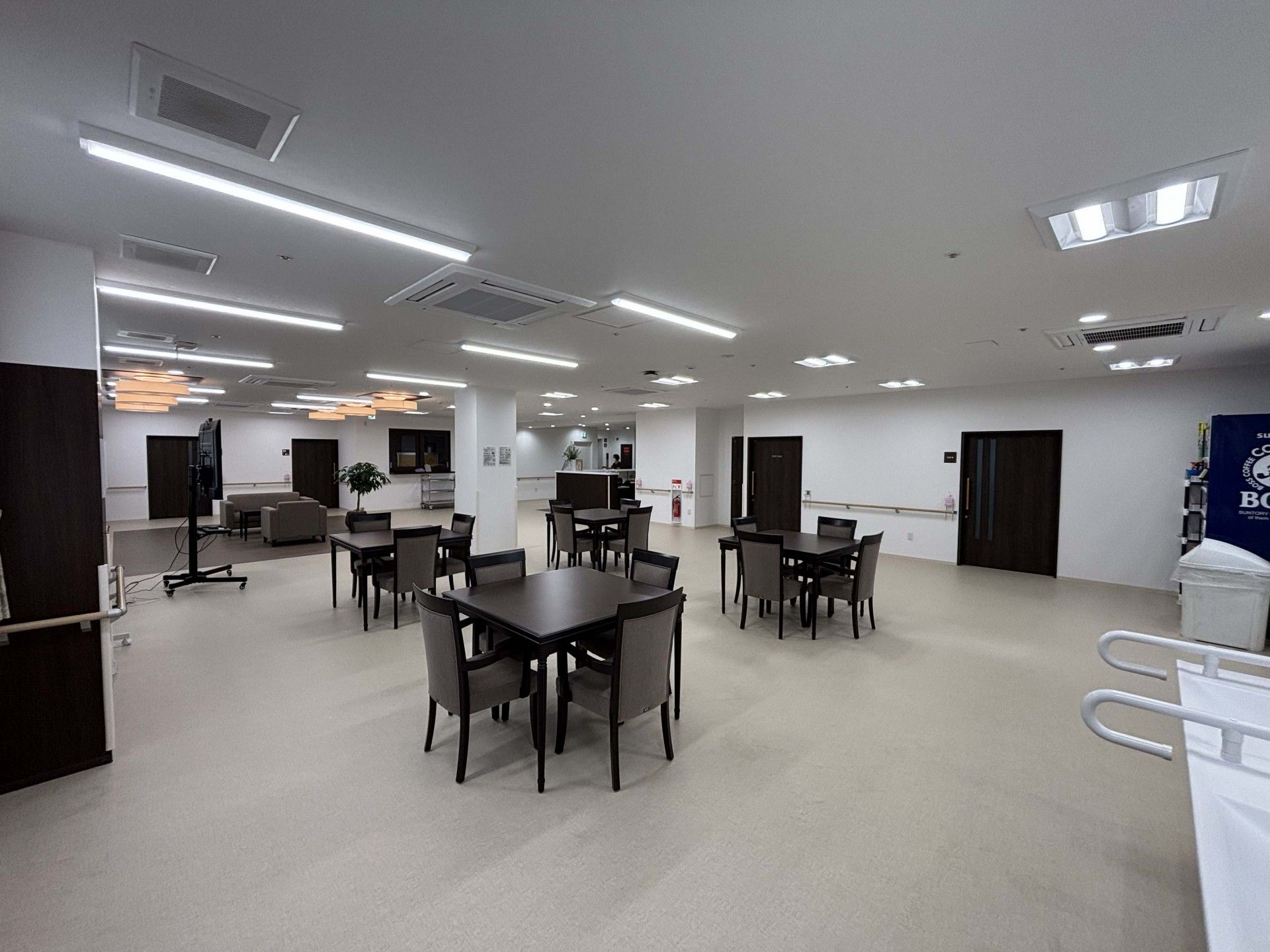 広々とした共有スペース