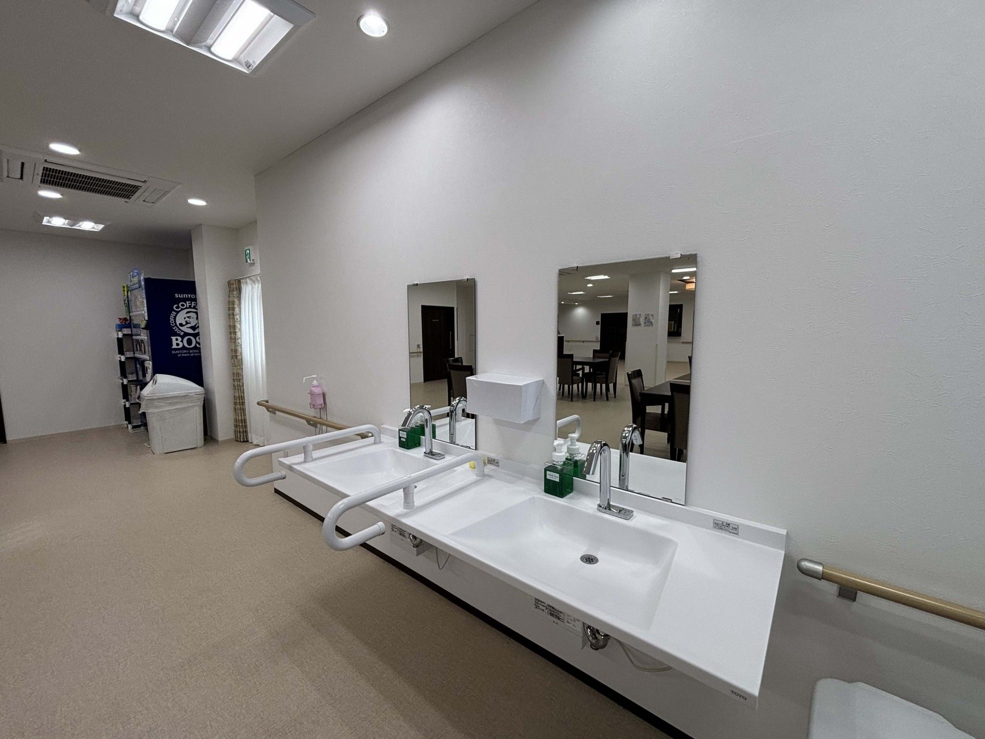 手洗い場の様子